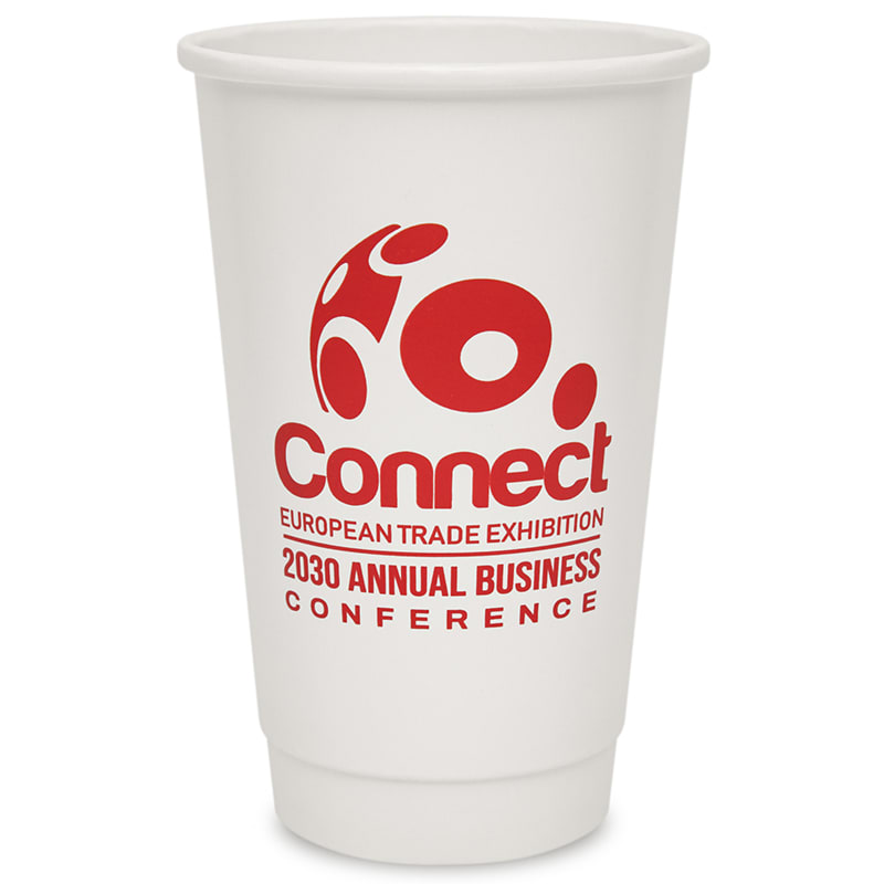 Custom 16 Oz. Double Wall Paper Hot Cups 7
