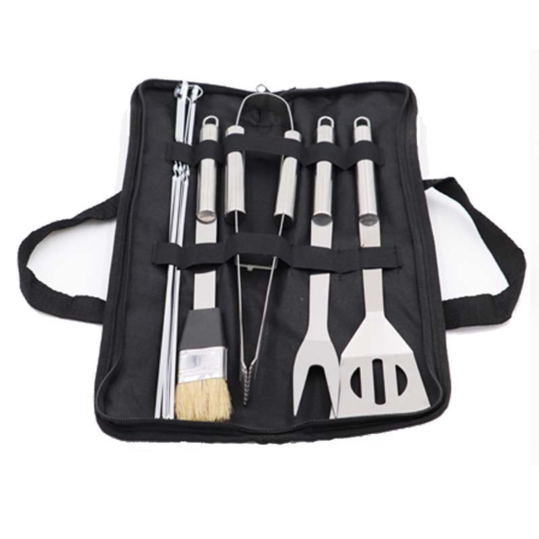 Bbq Accessories Tool 5 Pcs Set With Black Carrying Case 2