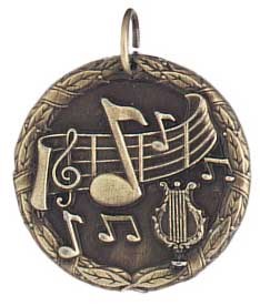Music XR100 Series Medal, 1 1/4" 2