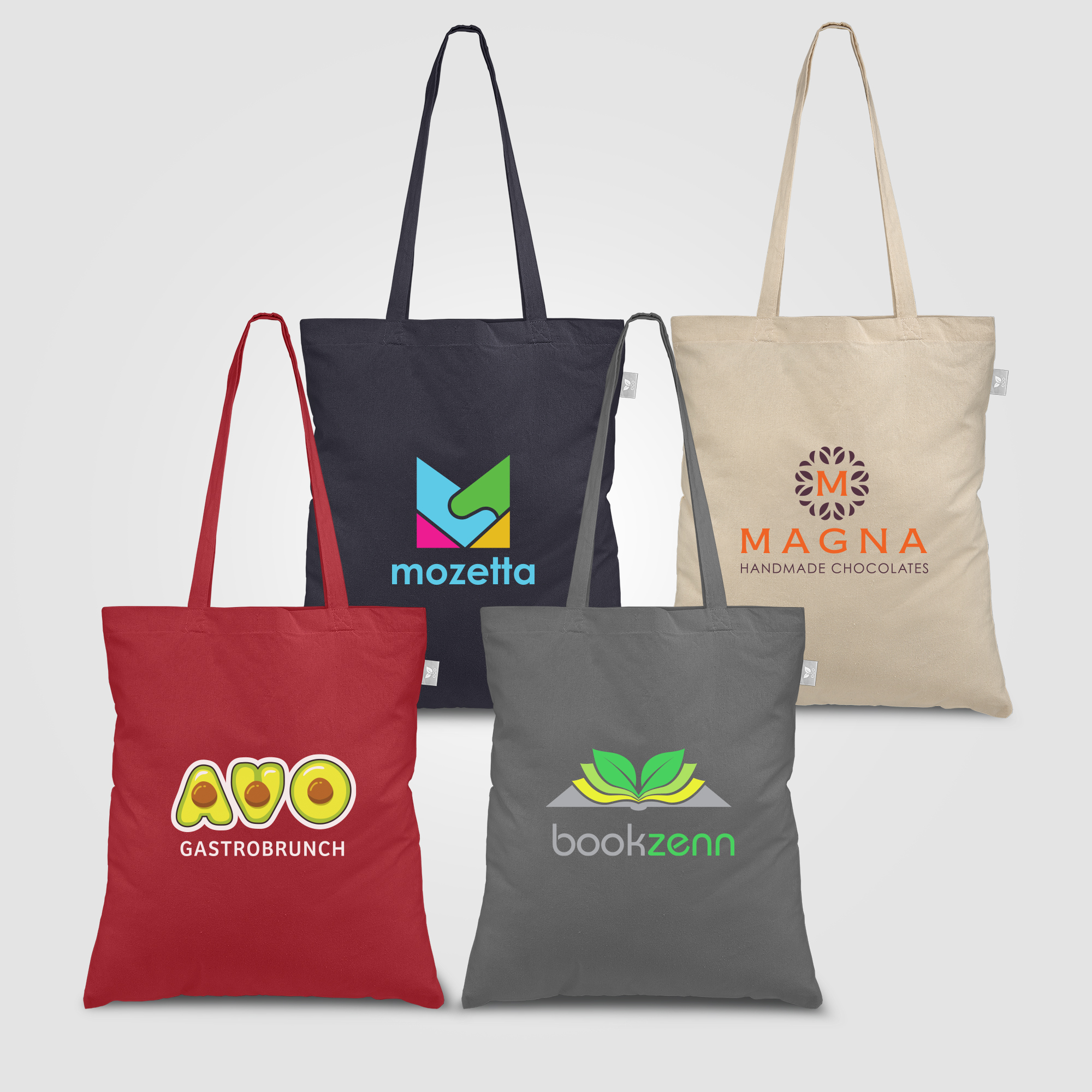Geo - 5 oz. Recycled Cotton Tote Bag, custom tote bag with logo imprint 7