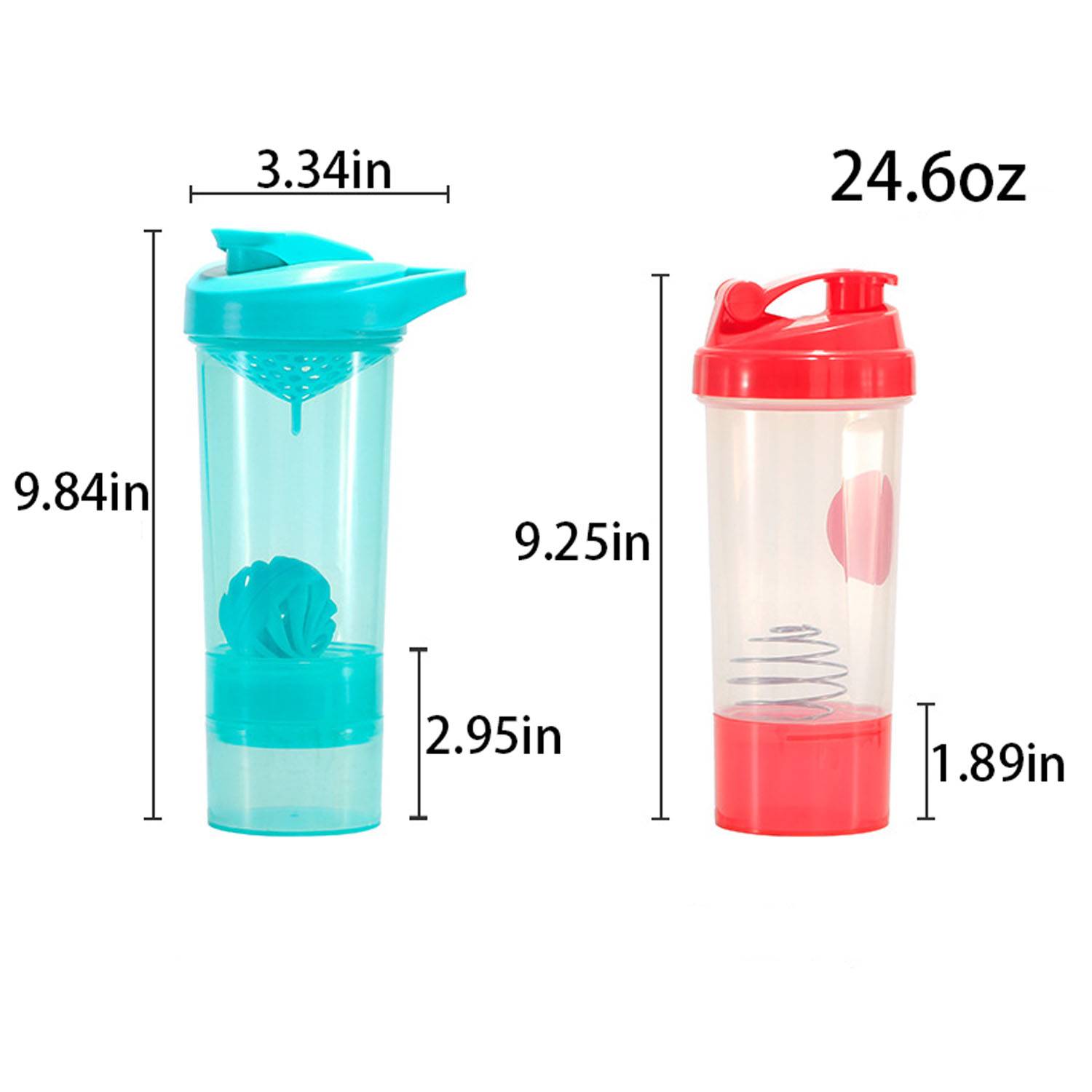 24.6oz Sports Storage Sealed Leak-Proof Protein Shake Cup 7