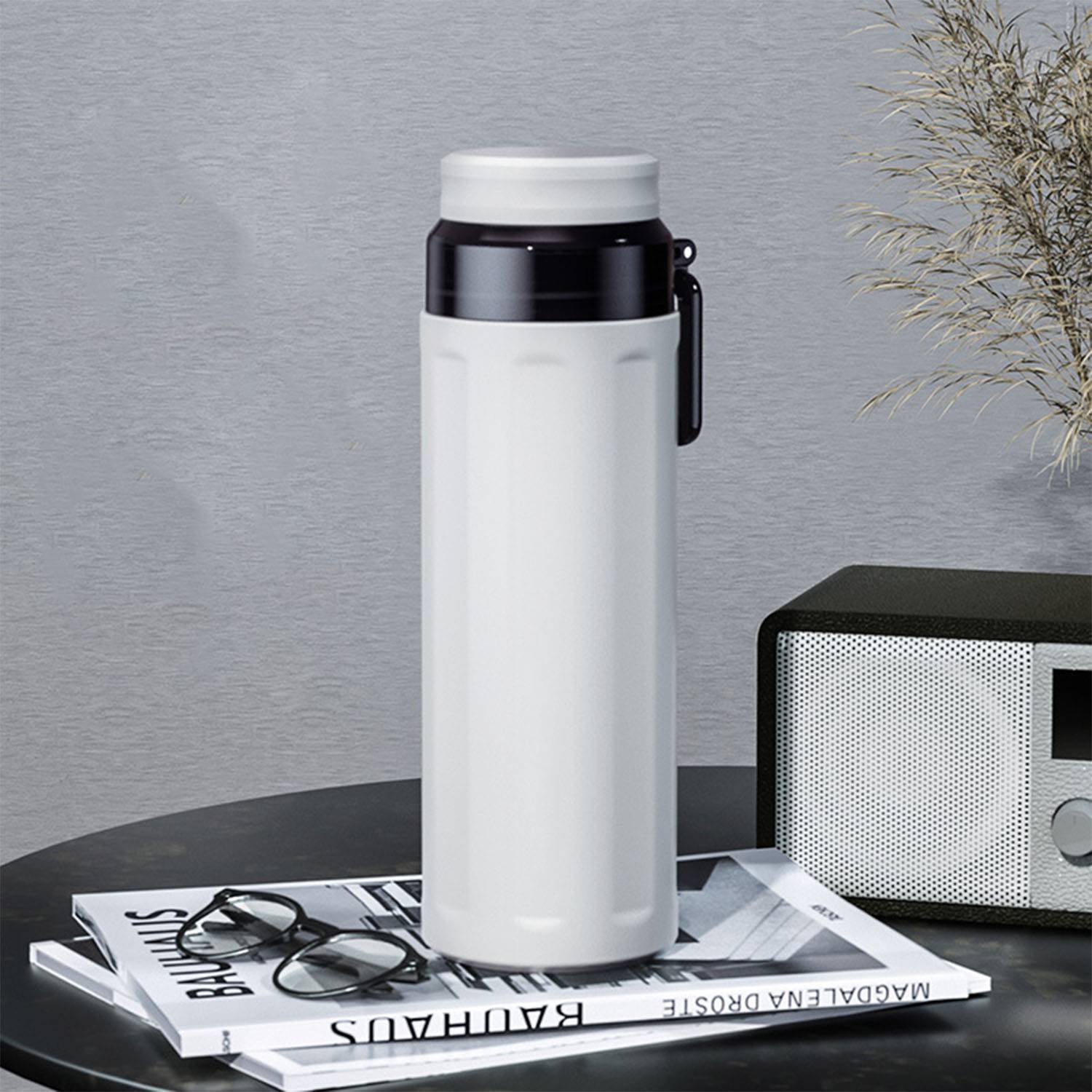 20OZ stainless steel tea separation insulated bottle, custom water bottle with logo imprint 6
