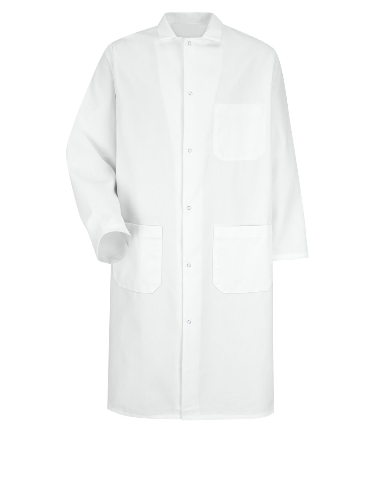 Red Kap Food Processing - Unisex Gripper-Front Interior Chest Pocket 44.75" Butcher Frock