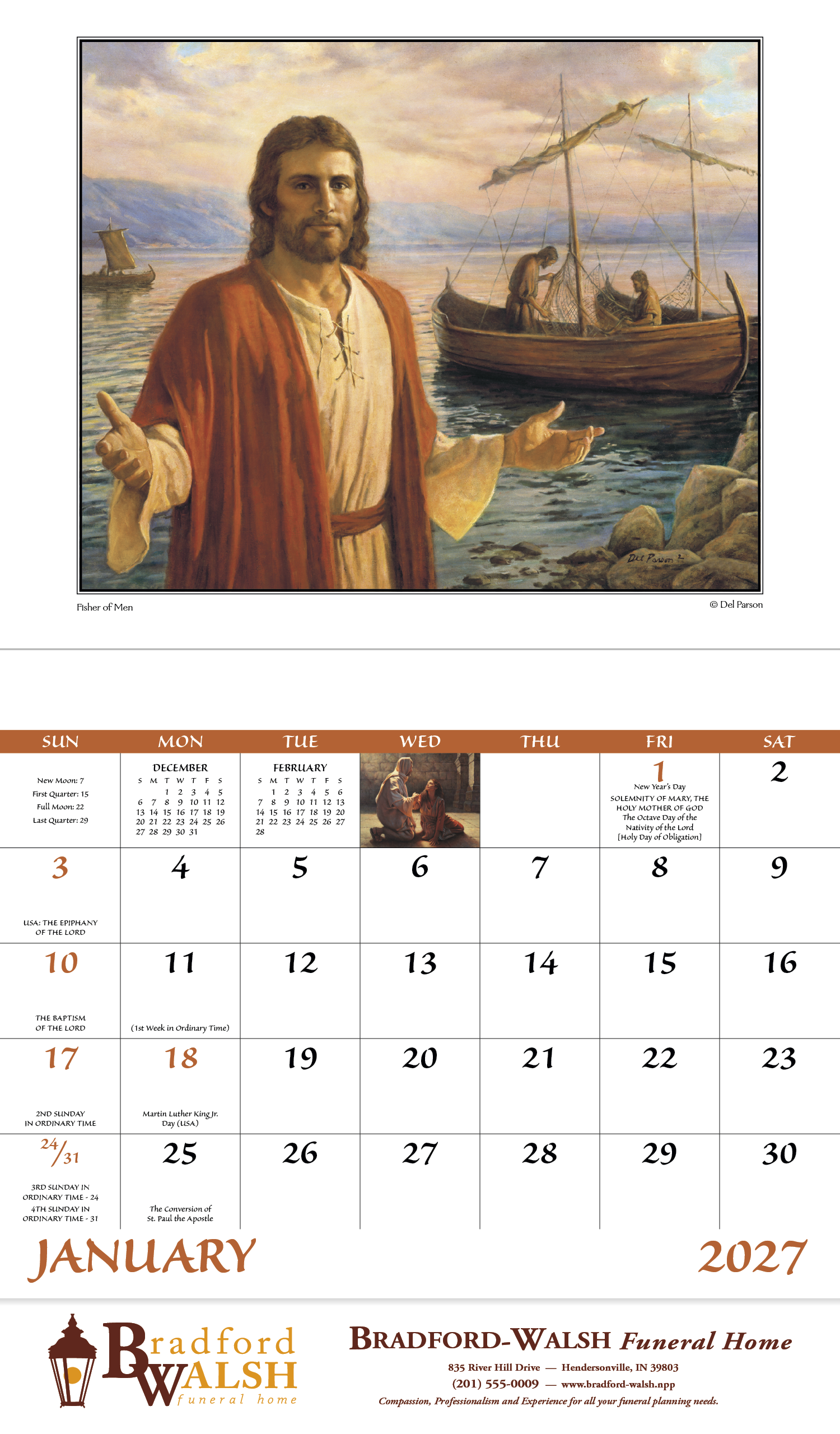 Good Value™ God's Gift - Stapled Calendar 64