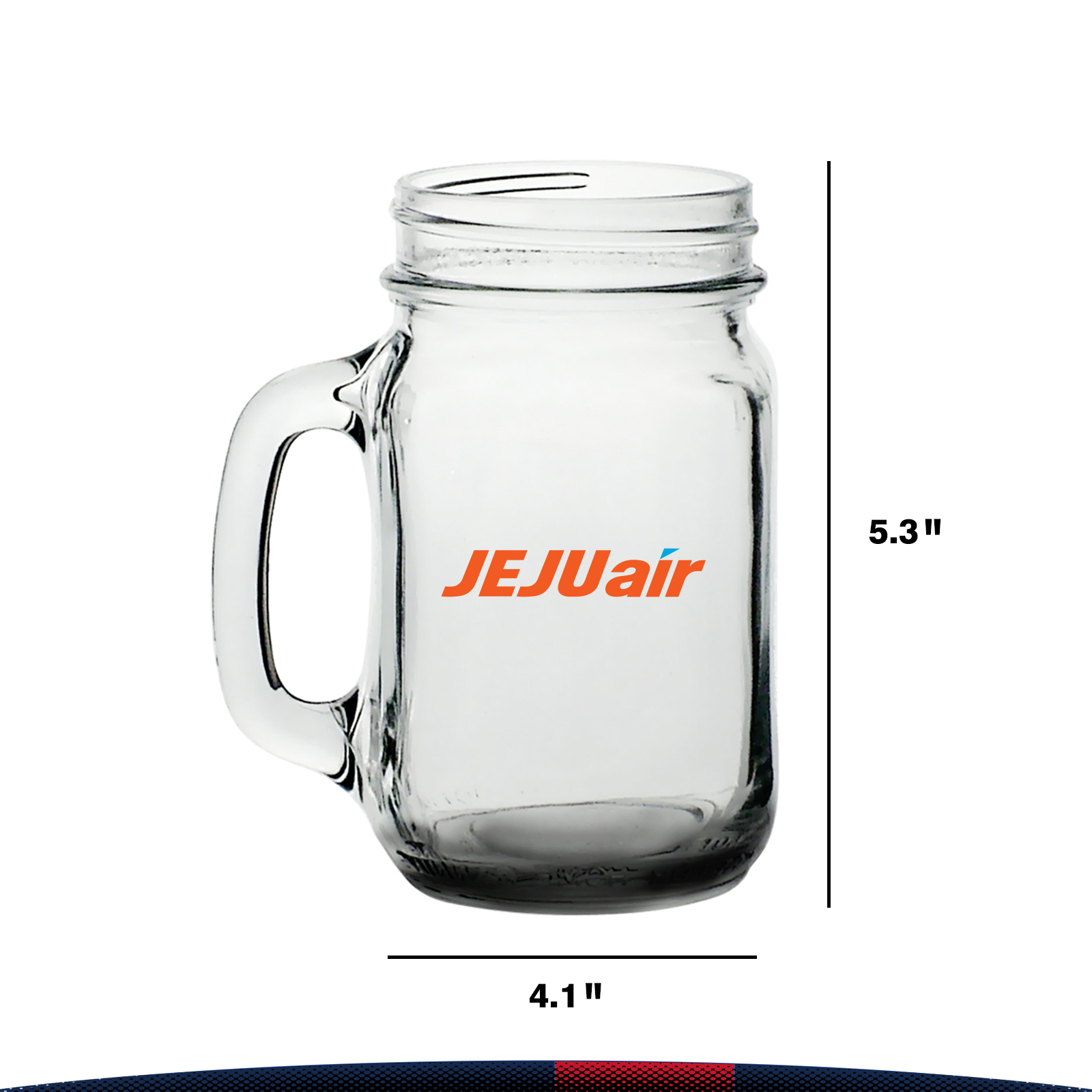 16 oz. Libbey Handled Mason Jars 9