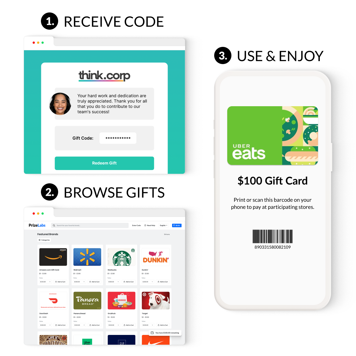 Uber Eats Gift Card 6
