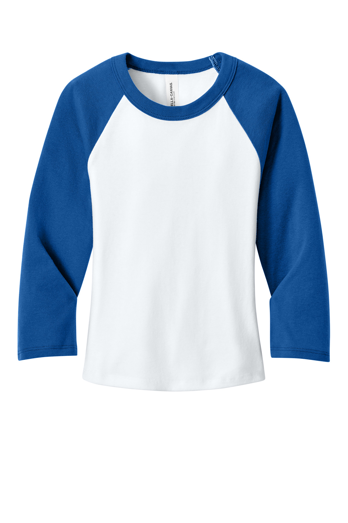 BELLA+CANVAS Women's Micro Rib 3/4 Raglan Baby Tee BC1200 35