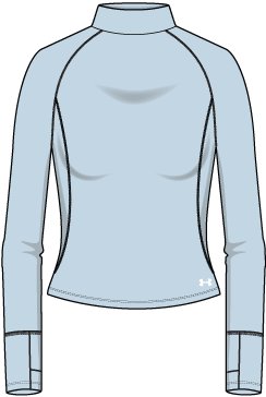 UA Motion Cold Weather Women's Mock Long Sleeve 2