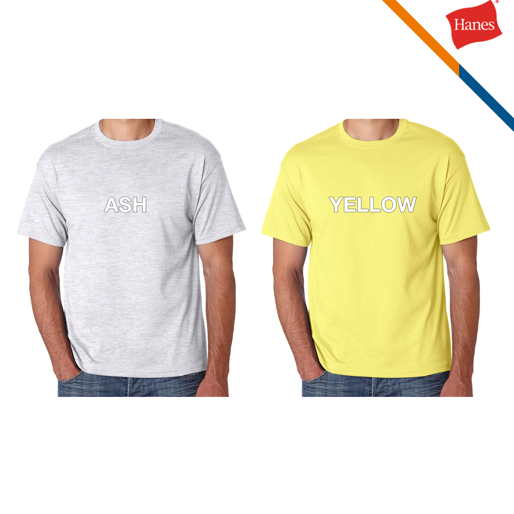 Hanes® 5.5 oz Cotton Blend Preshrunk T-shirts 2