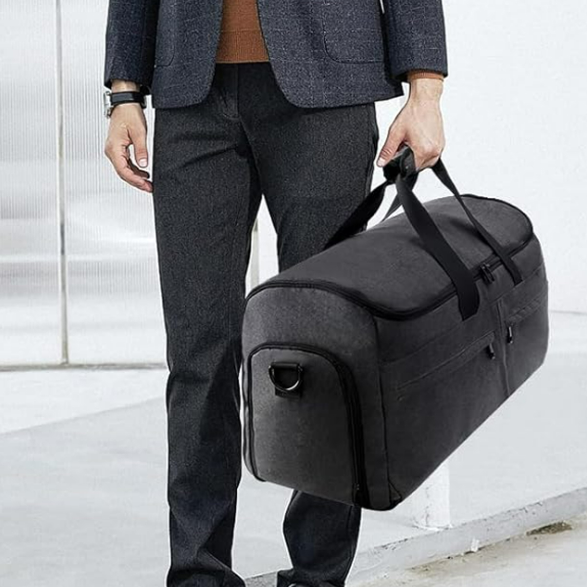 55L Travel & Gym Duffel Bag with Multiple Compartments 6