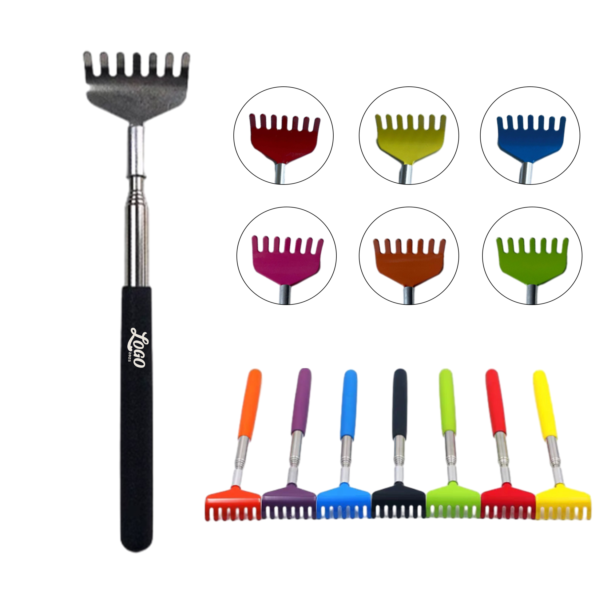 Portable Retractable Metal Back Scratcher 3