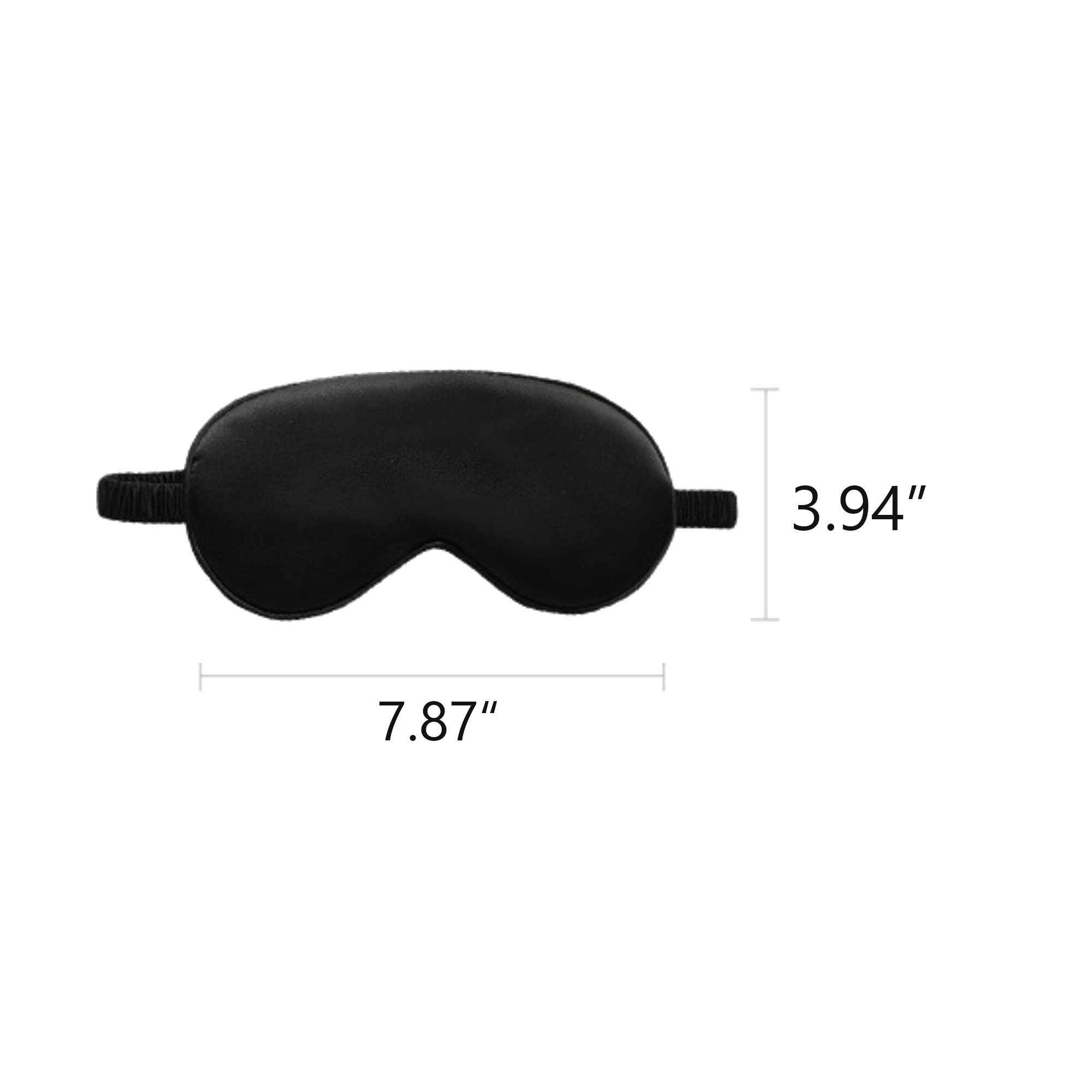 MOQ200 Solid-Color Soft Synthetic Silk Eye Mask 2