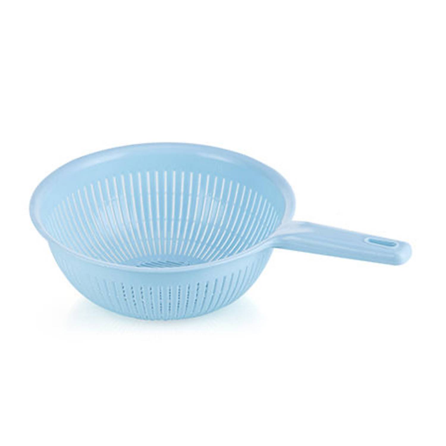 Plastic Round Hollowed Out Dishwashing Basket with Handle 10