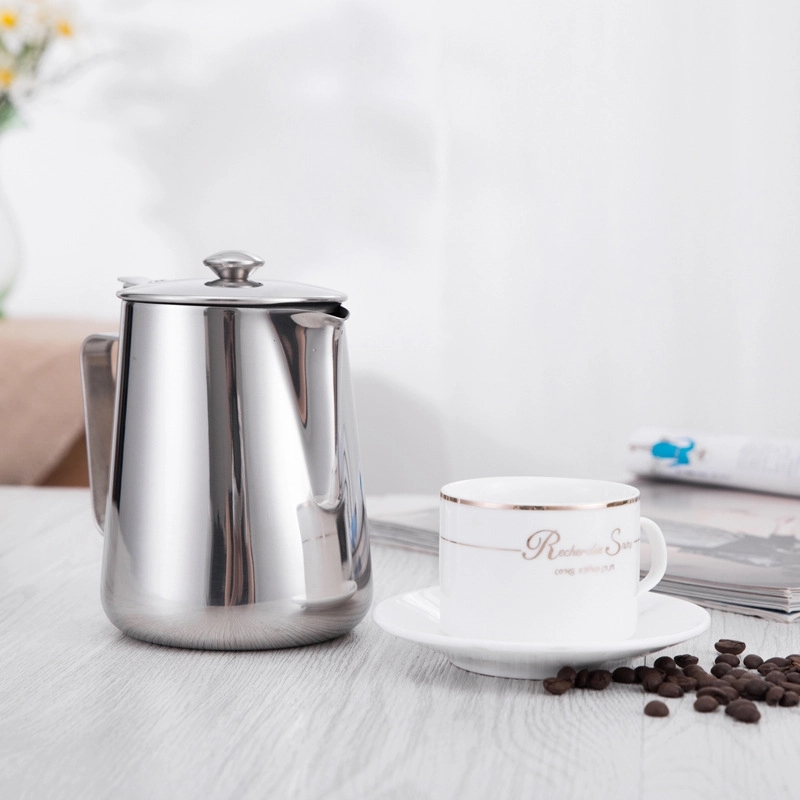 Custom 12 oz Stainless Steel Milk Frothing Pitcher 12