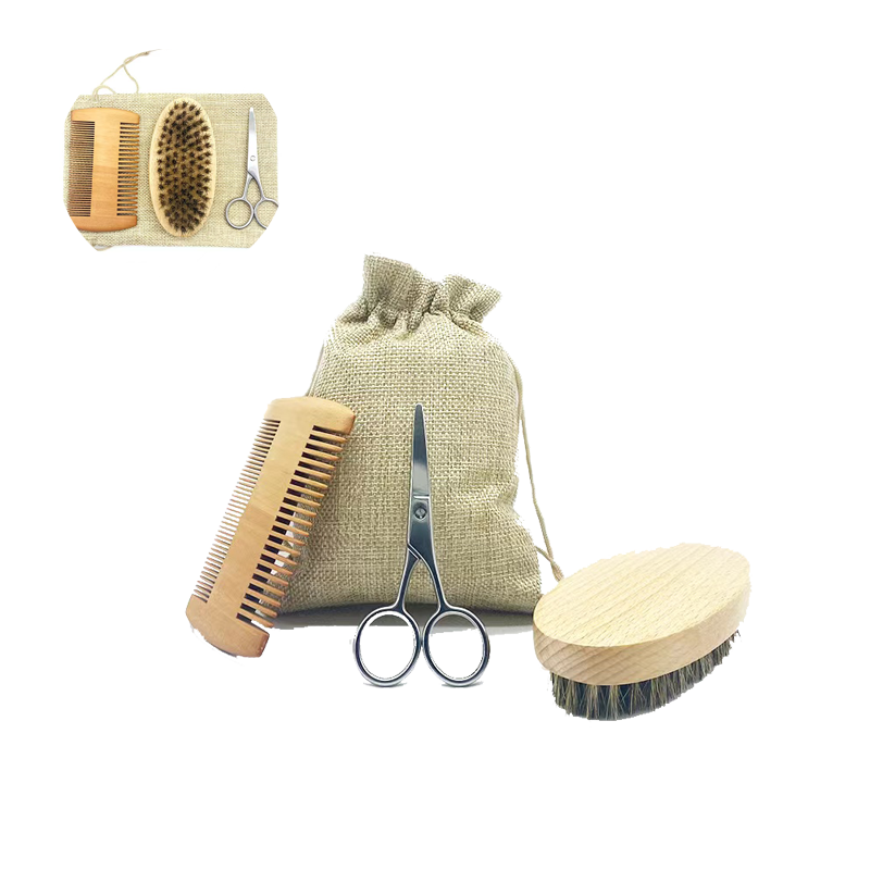 Set Of 4 Men'S Beard Combs 1