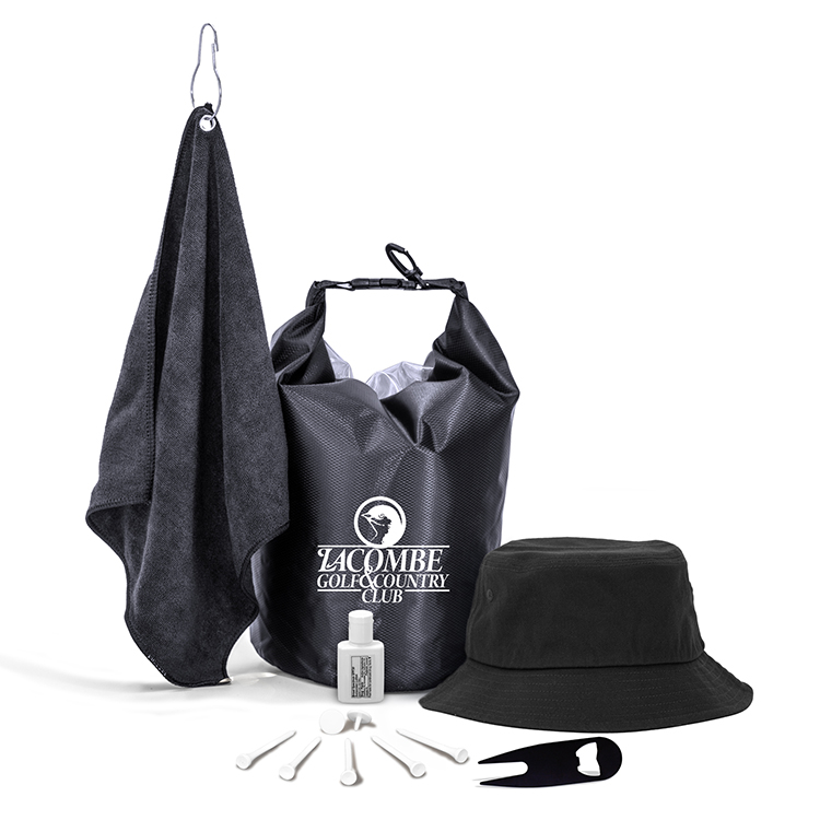 "FAIRWAY 14" 14 Piece Golf Kit in Deluxe Dry Bag 20
