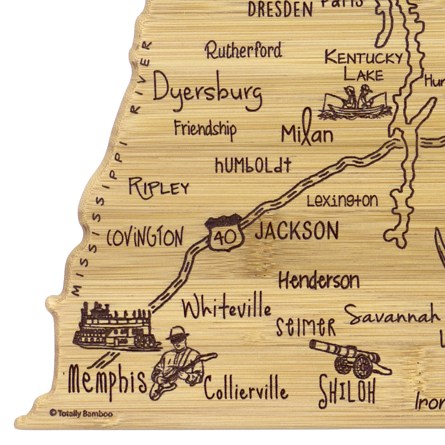 Destination Tennessee Cutting & Serving Board 3