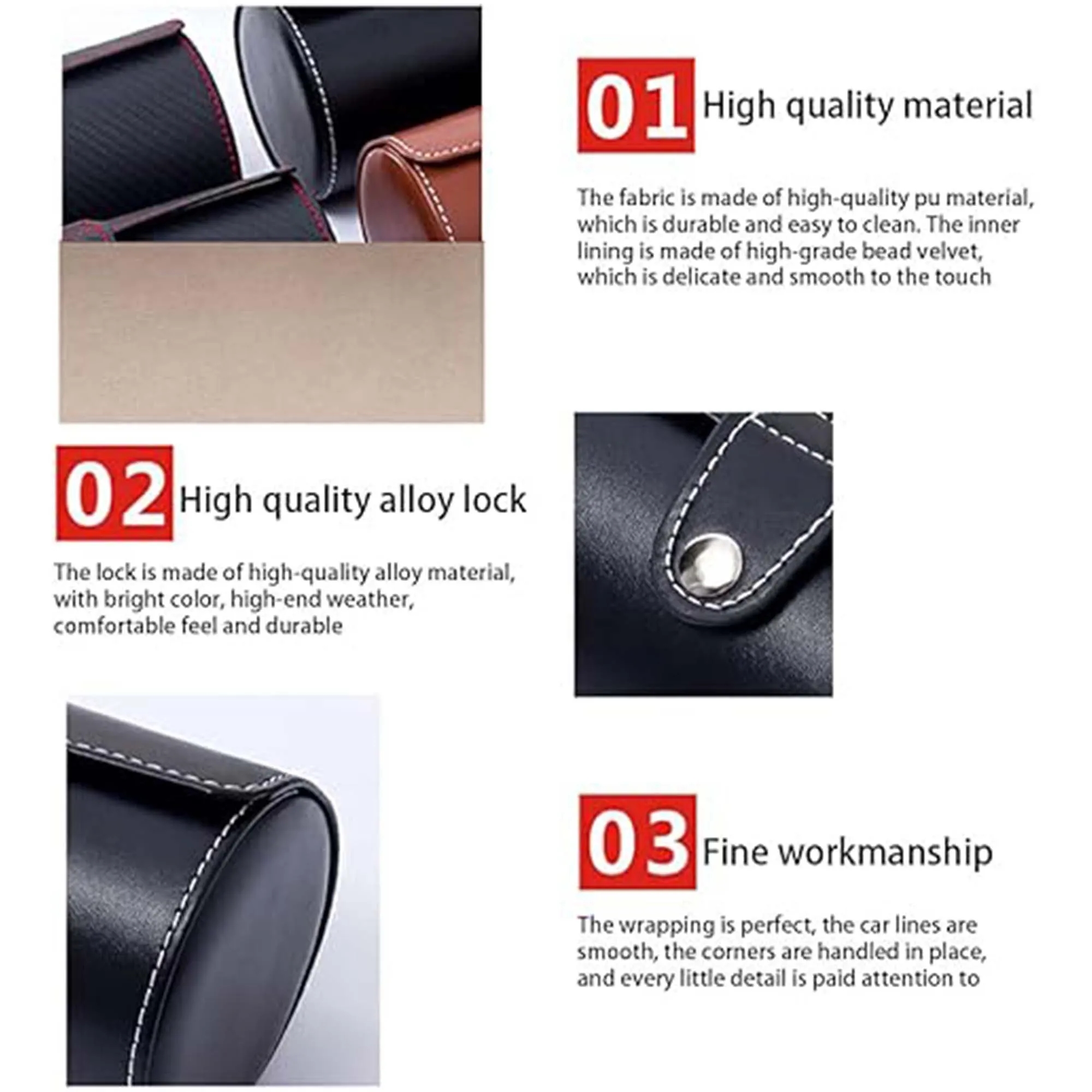 Leather Watch Storage Gift Box 12