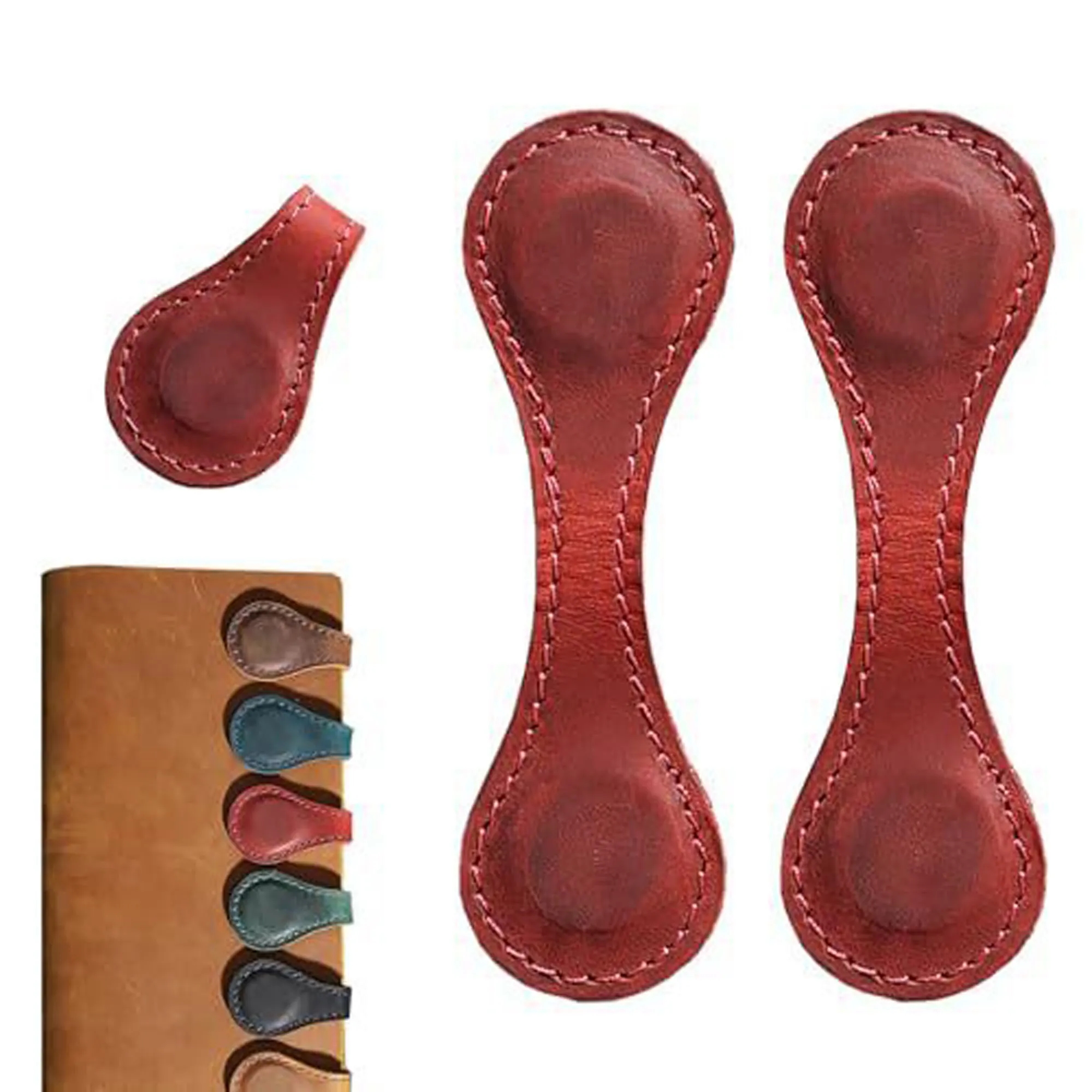 Vintage Leather Magnetic Bookmark 7