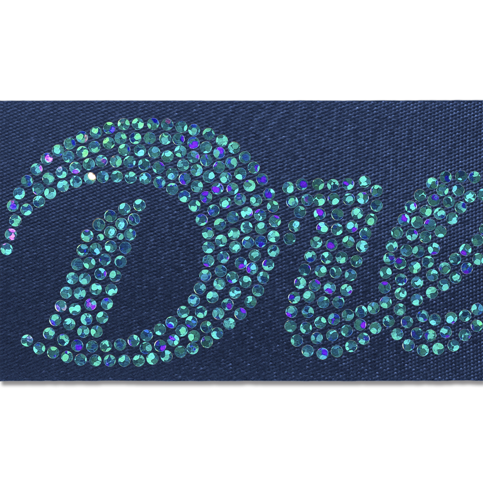 2" Badge Satin Ribbon - 25 YD Roll- Sparkle 18
