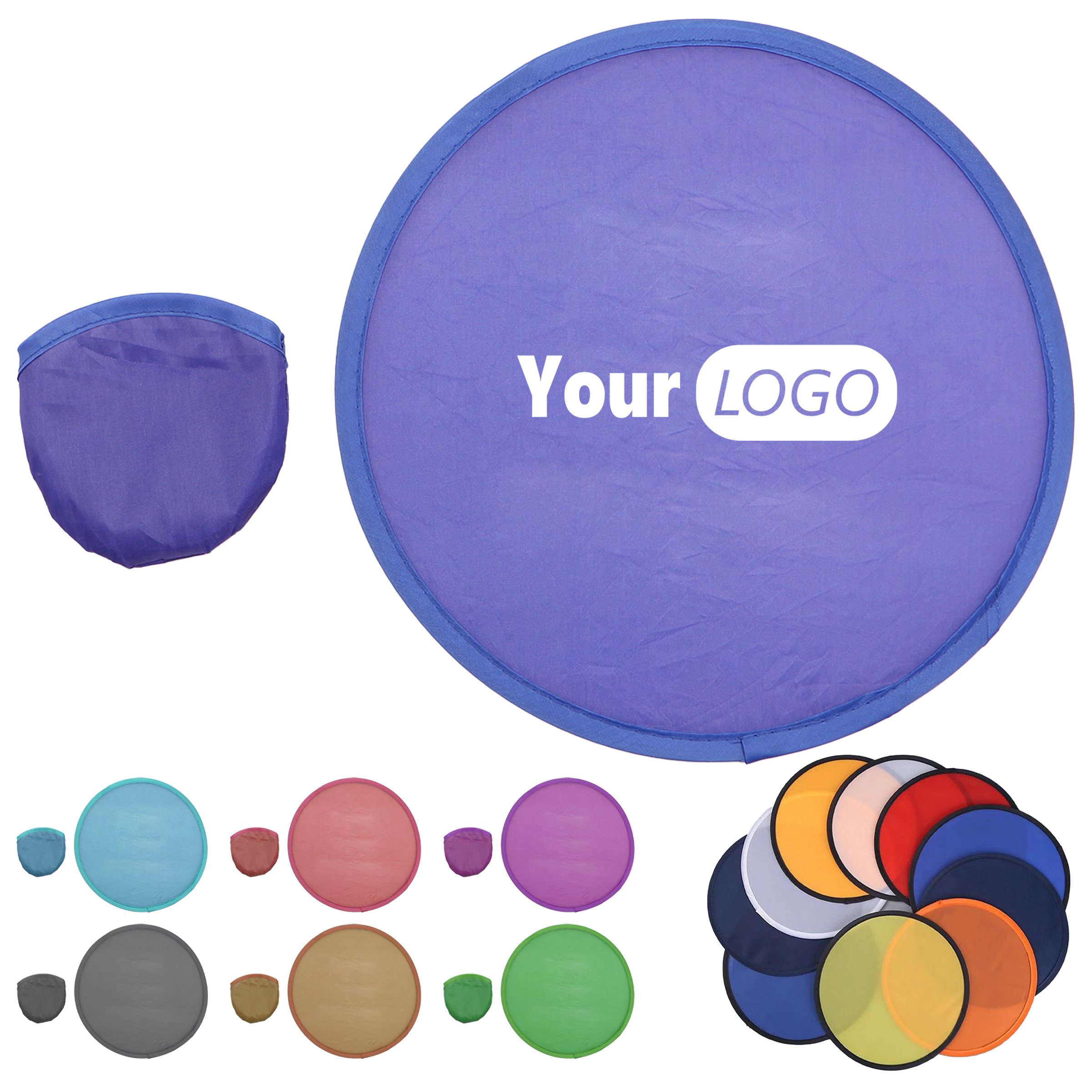 Nylon Creative Foldable Flying Disc Fan 8