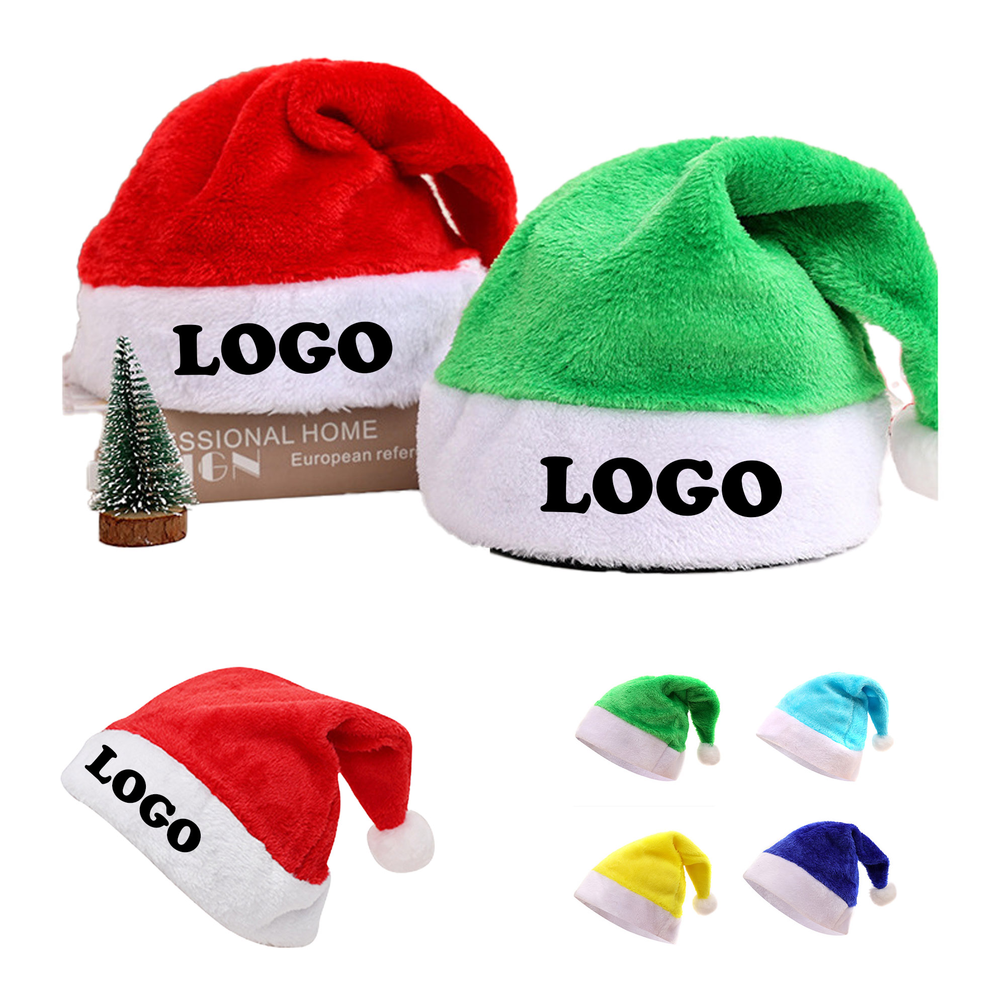 MOQ 10 pcs Santa Hat 2
