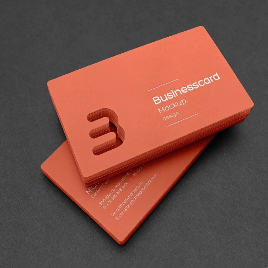 Rounded Rectangular Corner Business Card 11