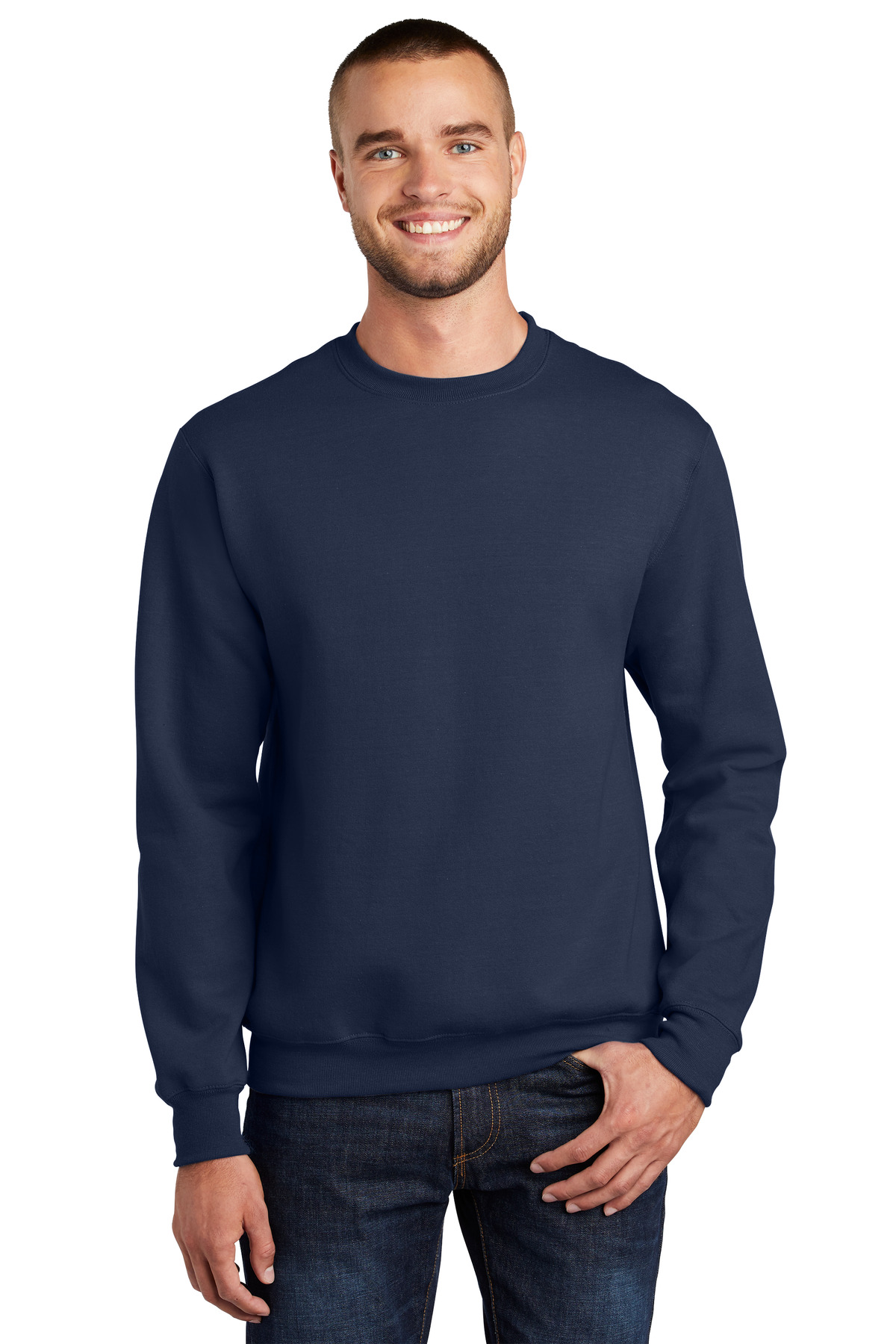 Port & Company® Essential Fleece Crewneck Sweatshirt, custom hoodie or sweatshirt with logo imprint 95