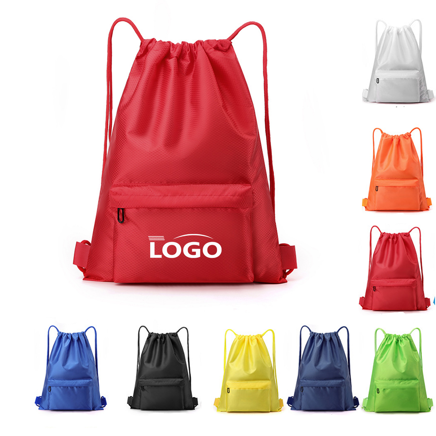 Large Drawstring Backpack Bag 3