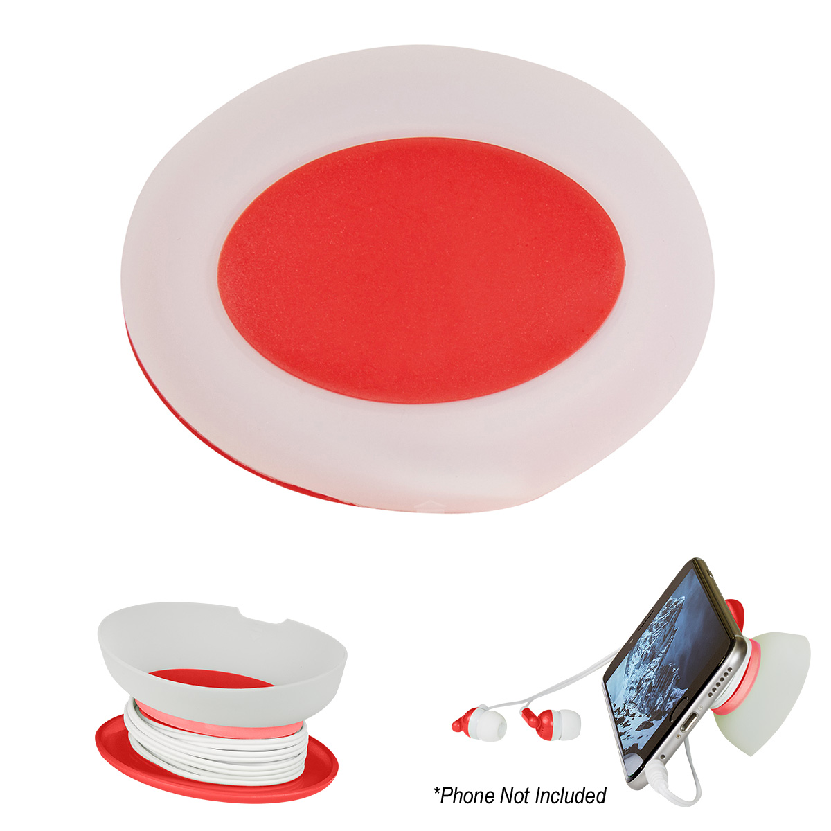 2-In-1 Earbuds With Holder And Phone Stand 13