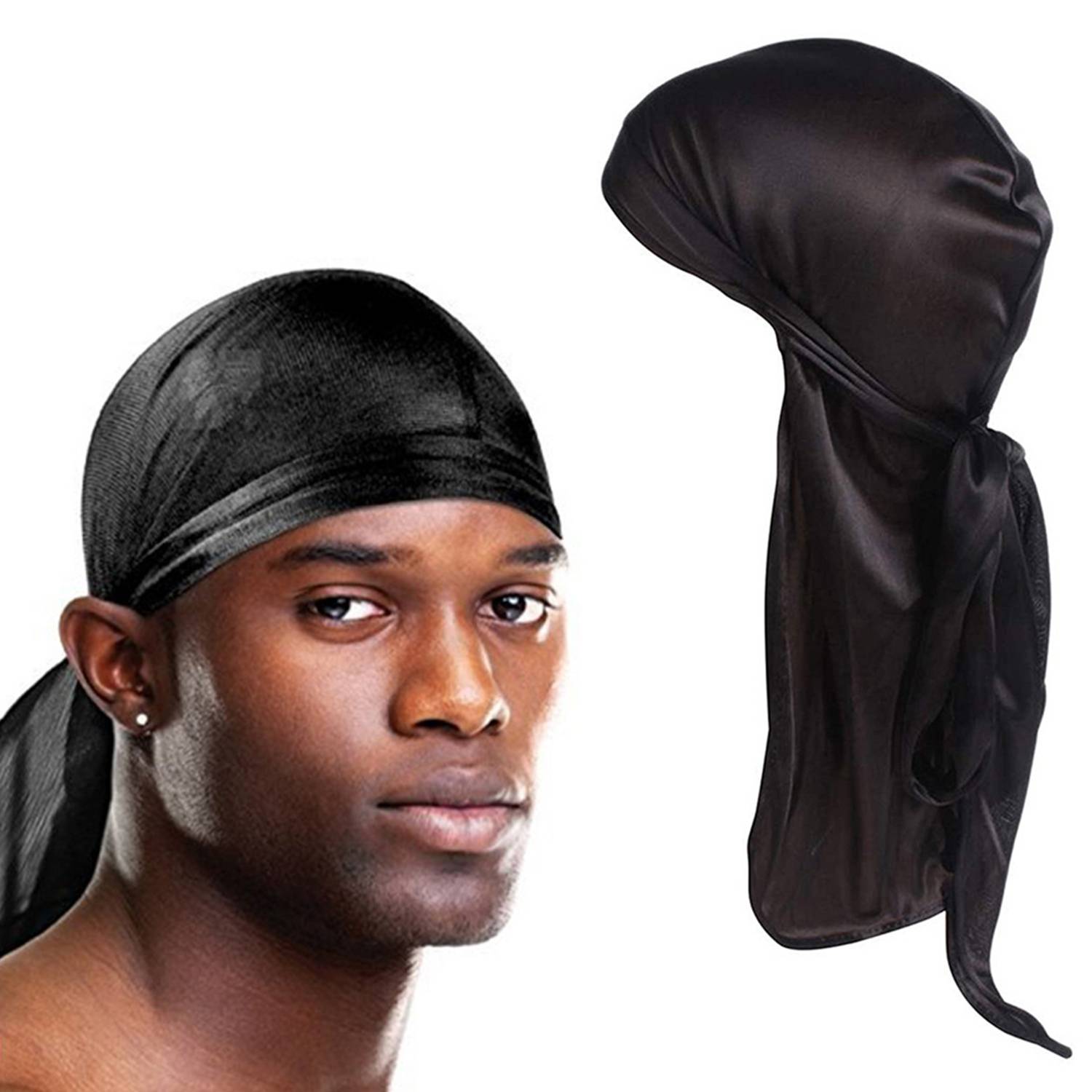Adjustable Satin Pirate Headscarf 6