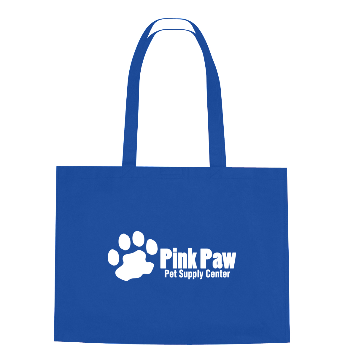 Non-Woven Shopper Tote Bag With Hook And Loop Closure 7