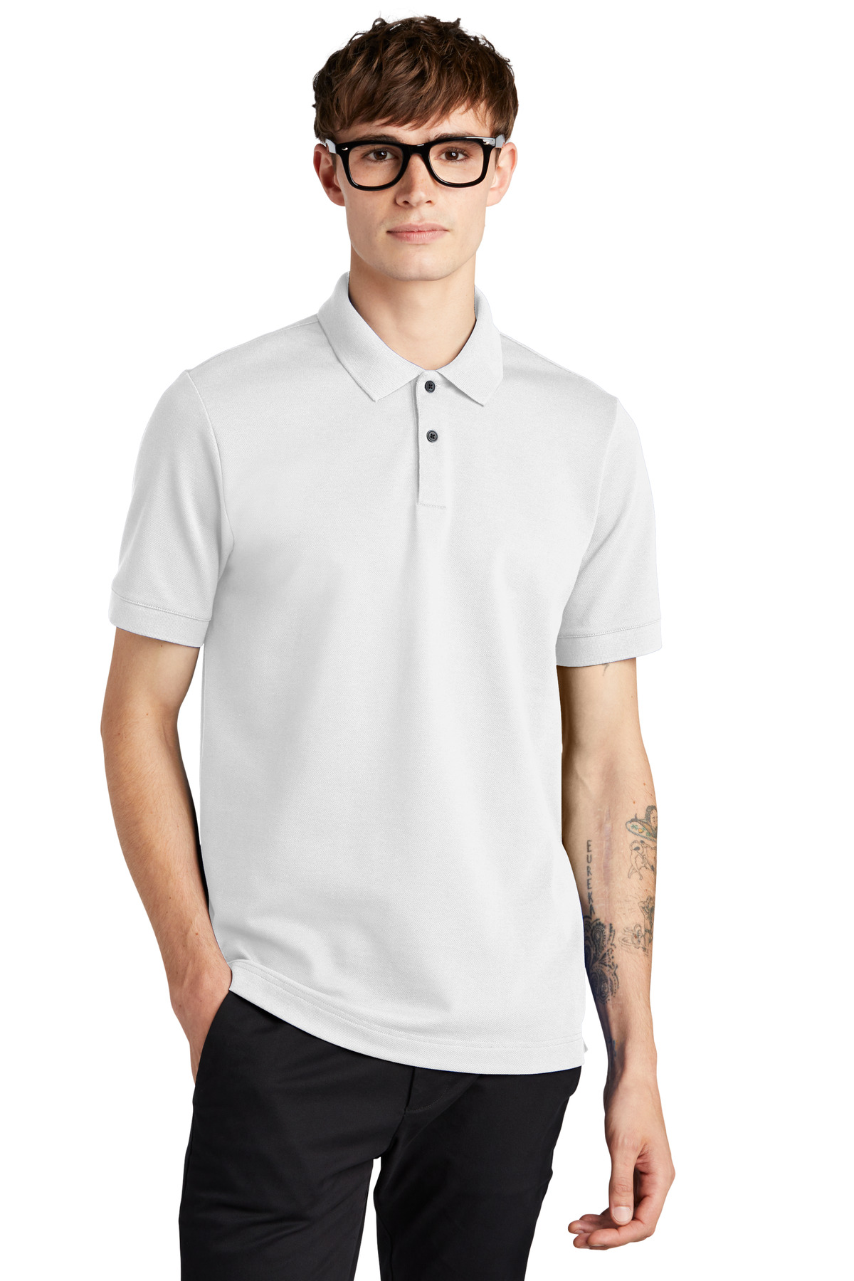 Mercer+Mettle Stretch Heavyweight Pique Polo MM1000 25