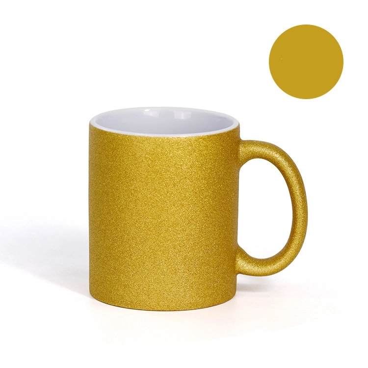 11 oz Full Color Sublimation Sparkly Ceramic Mug 8