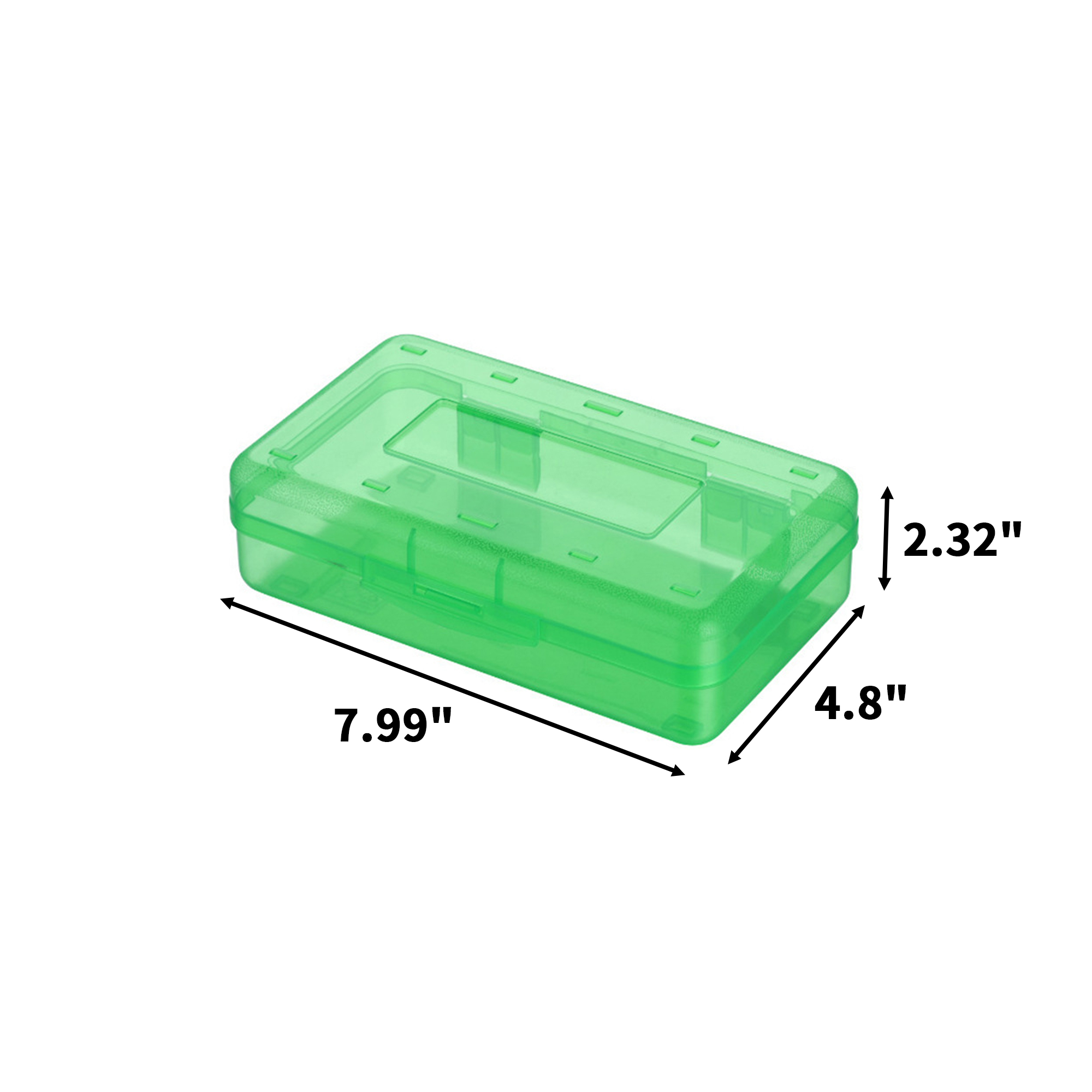 Clear Stationery Organizer Case With Secure Buckle 8
