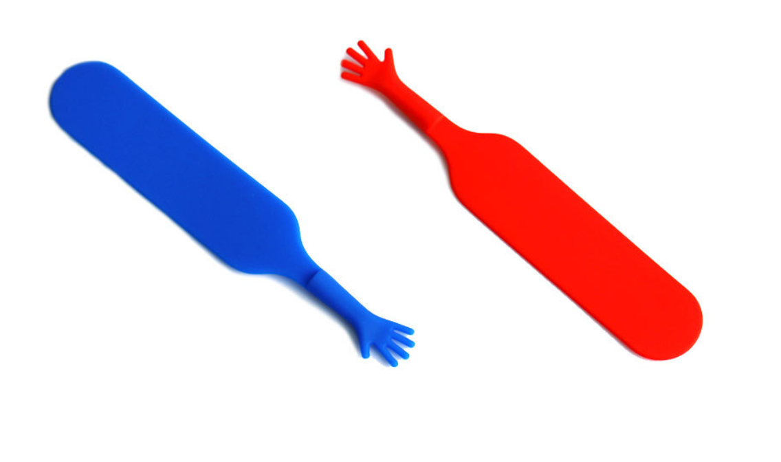 Elastic Silicone Palm Design Promotional Gift Bookmark 5
