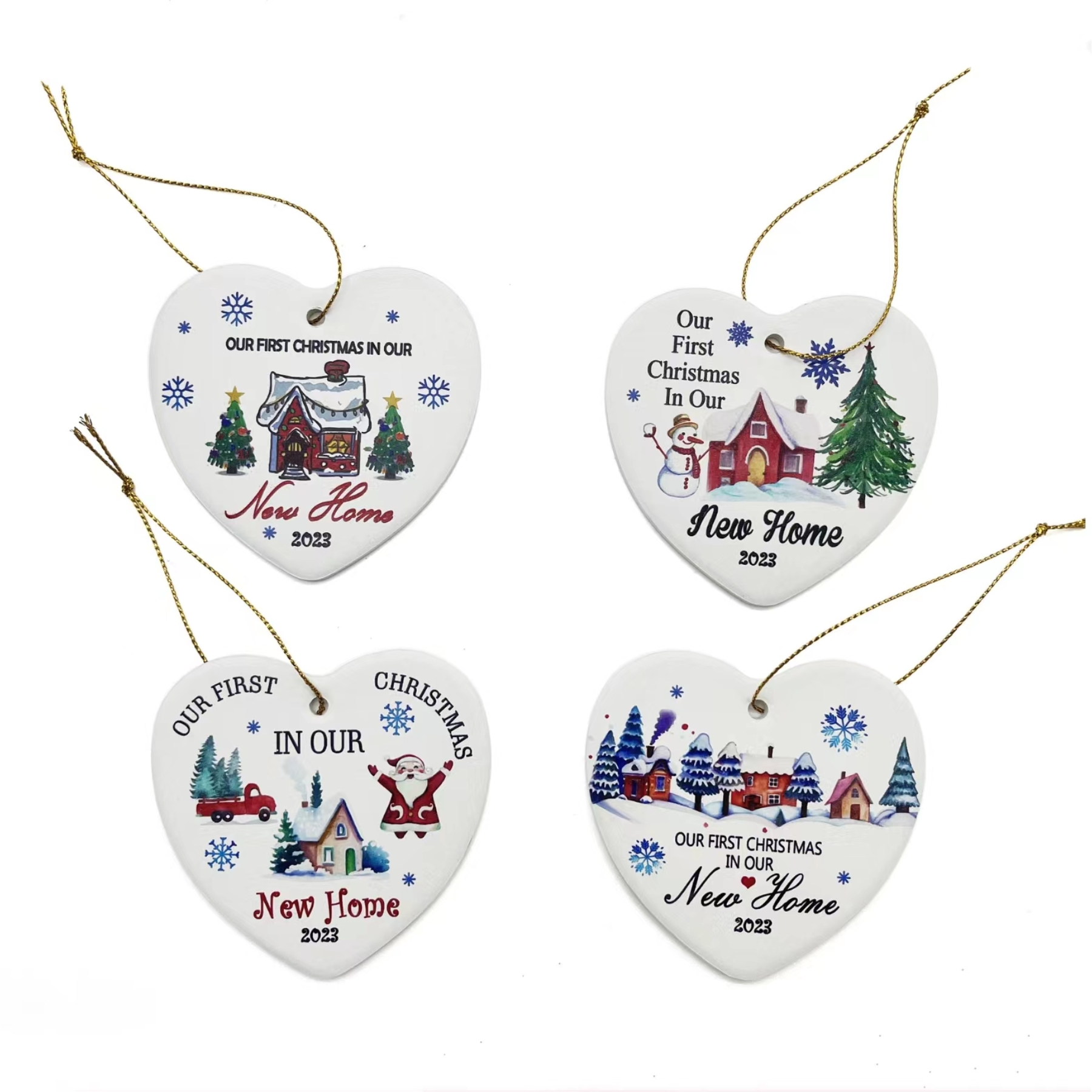 Heart-Shaped Ceramic Ornament 1