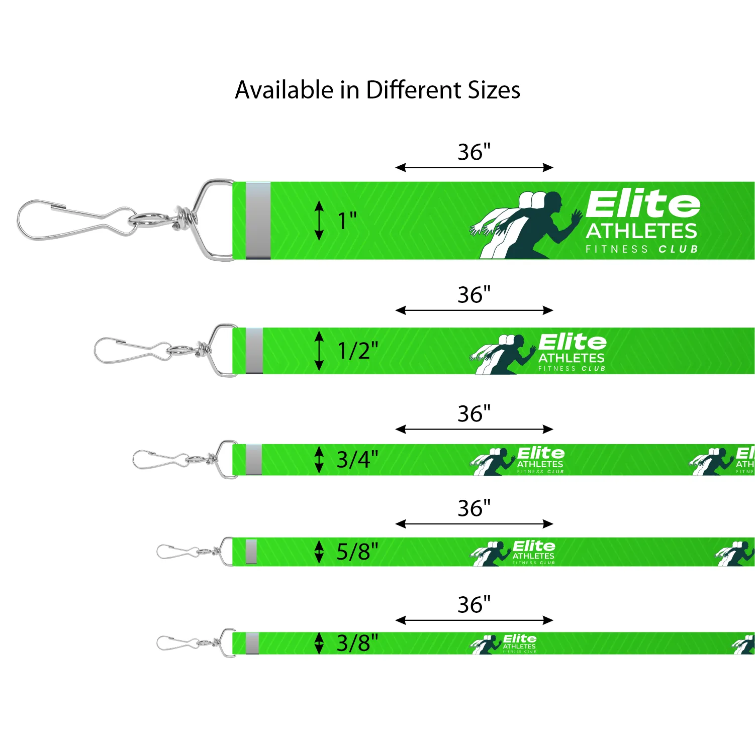 36" Custom Polyester Lanyard 5