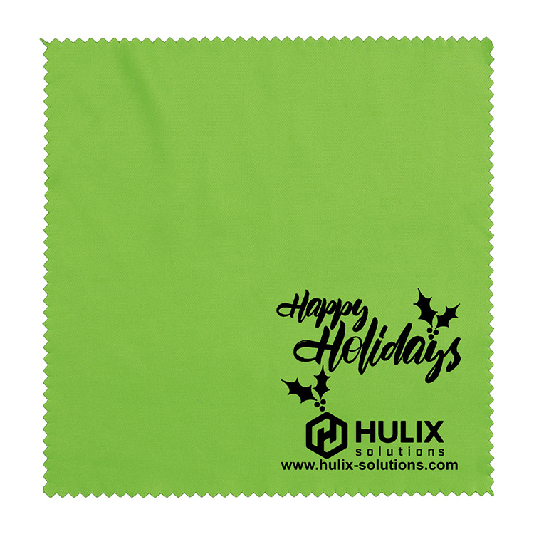 "ONECLEANSCREEN" 6" X 6" 100% Microfiber Recycled RPET Polyester Cleaning Cloth & Screen Cleaner 20