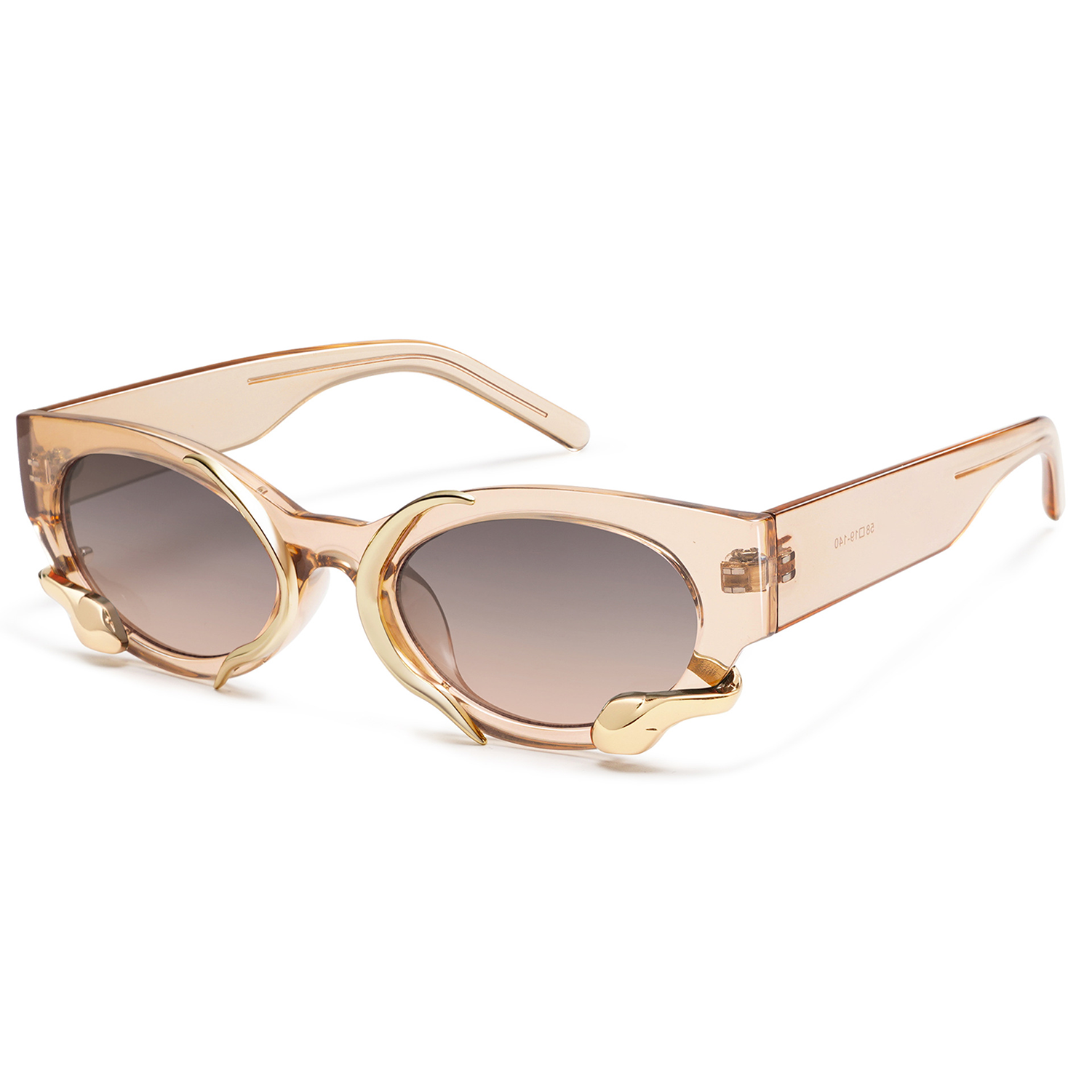 Vintage Metal Snake Sunglasses 12