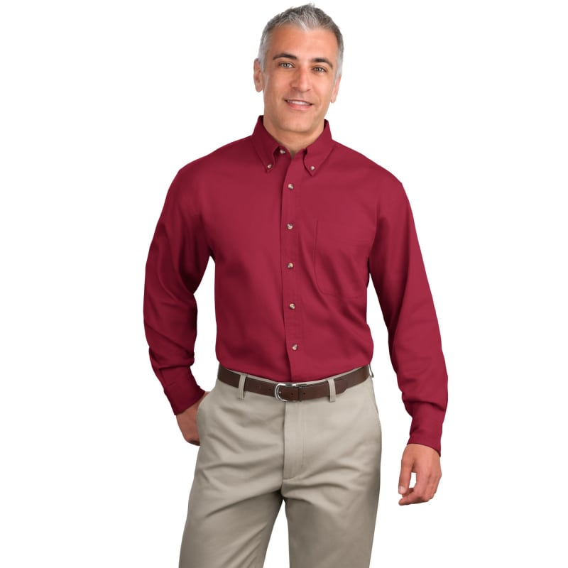 Port Authority Long Sleeve Twill Shirt. 6