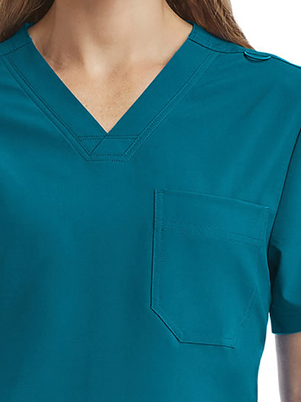 ScrubJoy Fit-4-All - Unisex Three-Pocket V-Neck Top 12