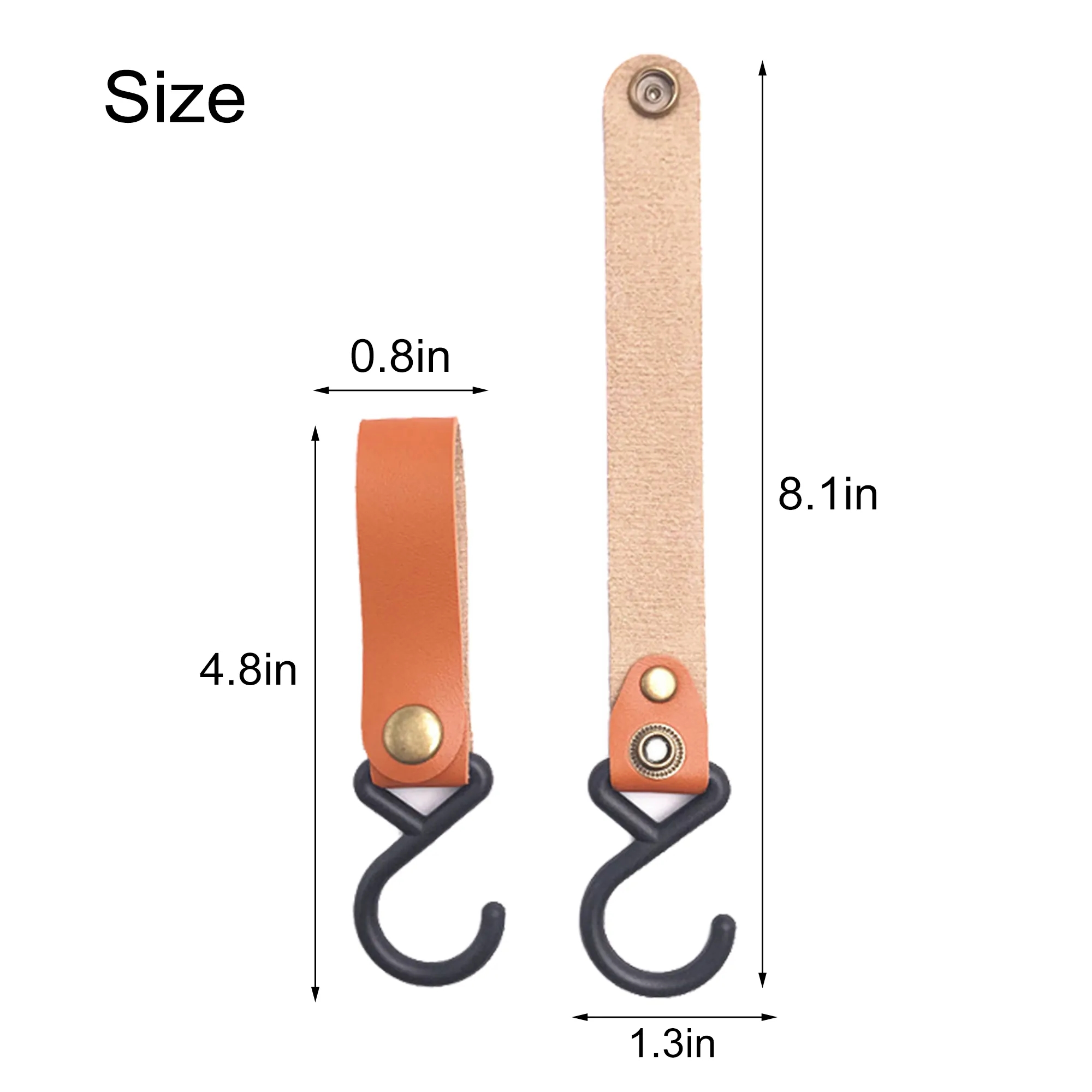 Portable Leather Camping Hook 5