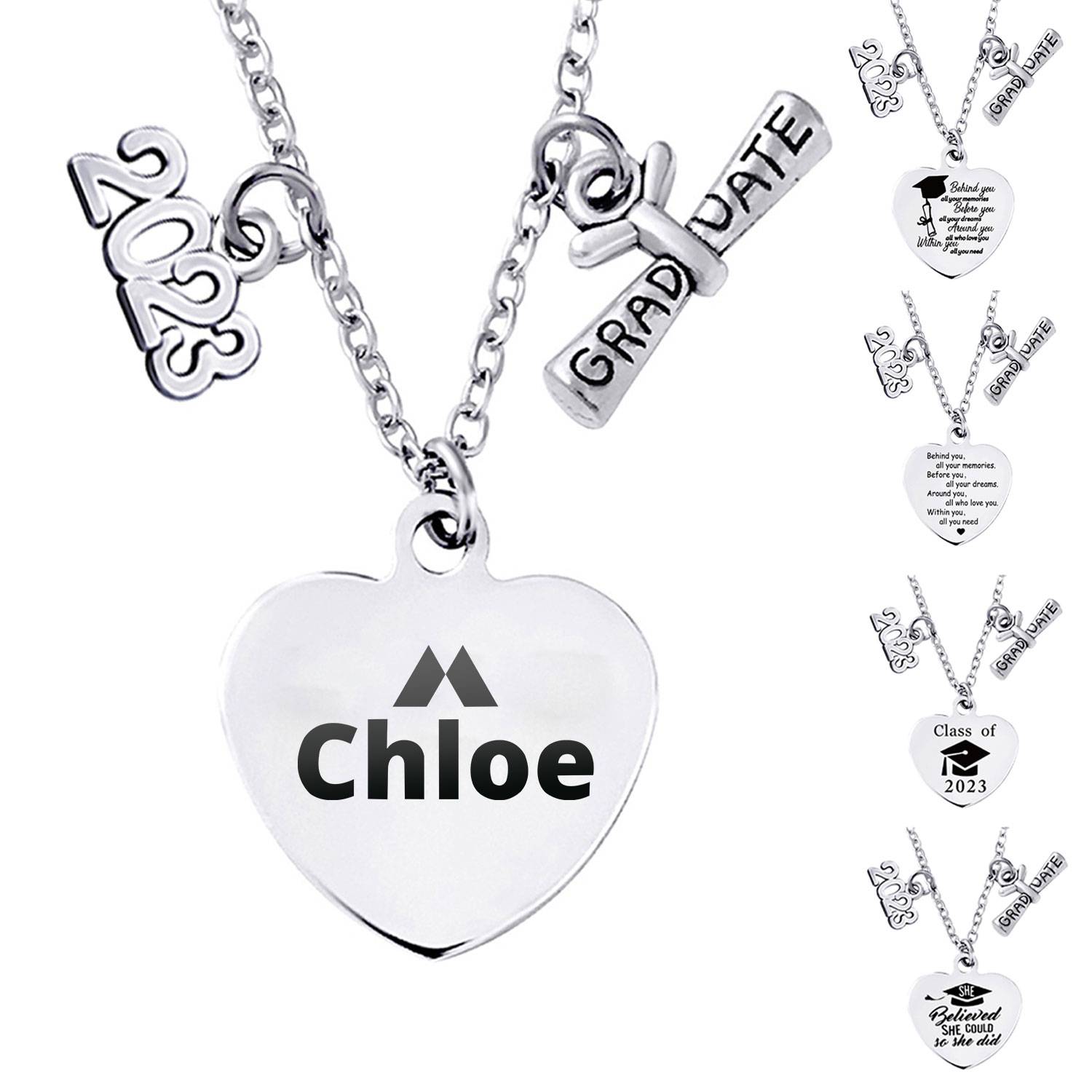 Customizable graduation Gift Necklace 1