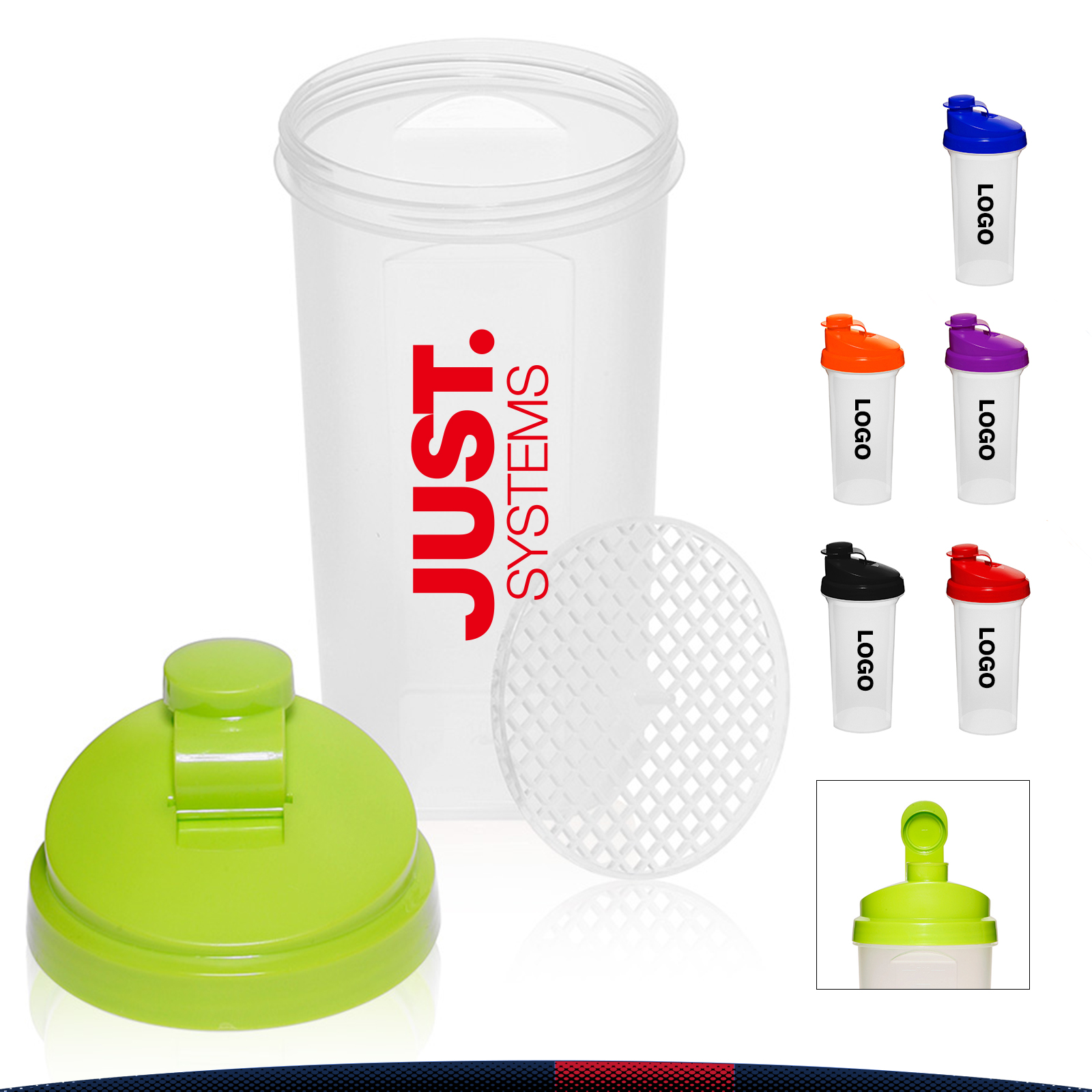 Loray Plastic Shaker Bottle - 25 OZ. 6