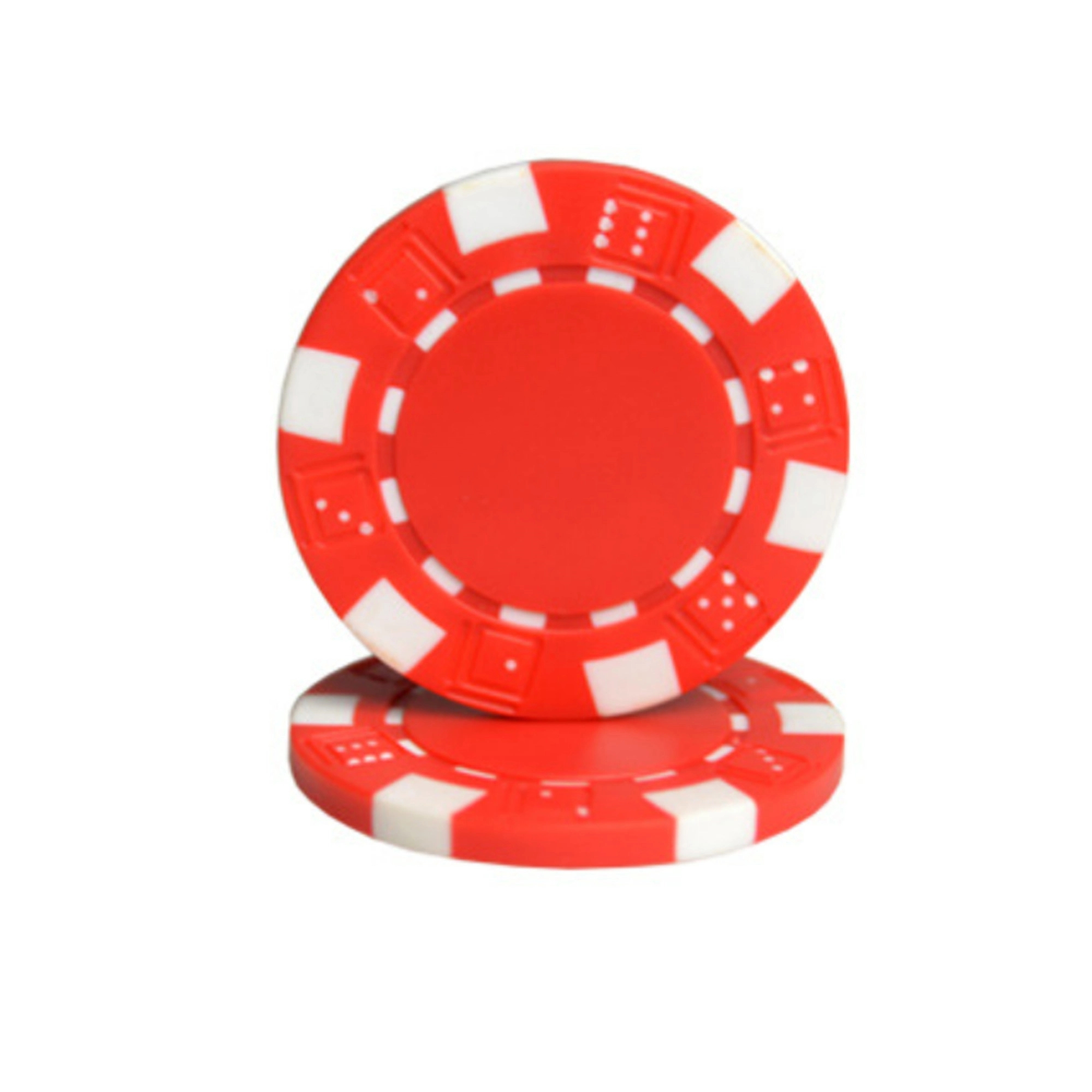 Clay Composite Dice Striped Casino Poker Chips 4