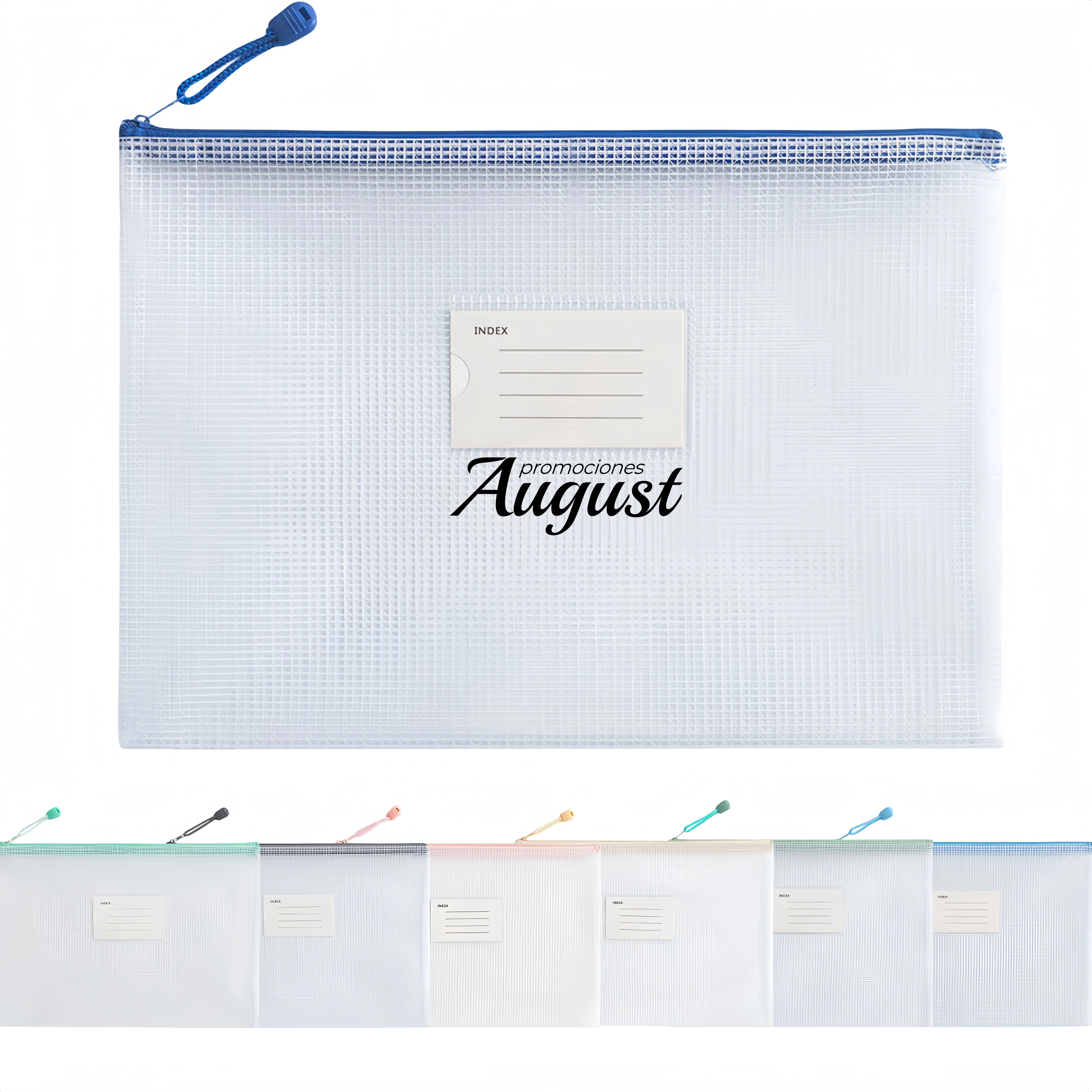 transparent document storage bag