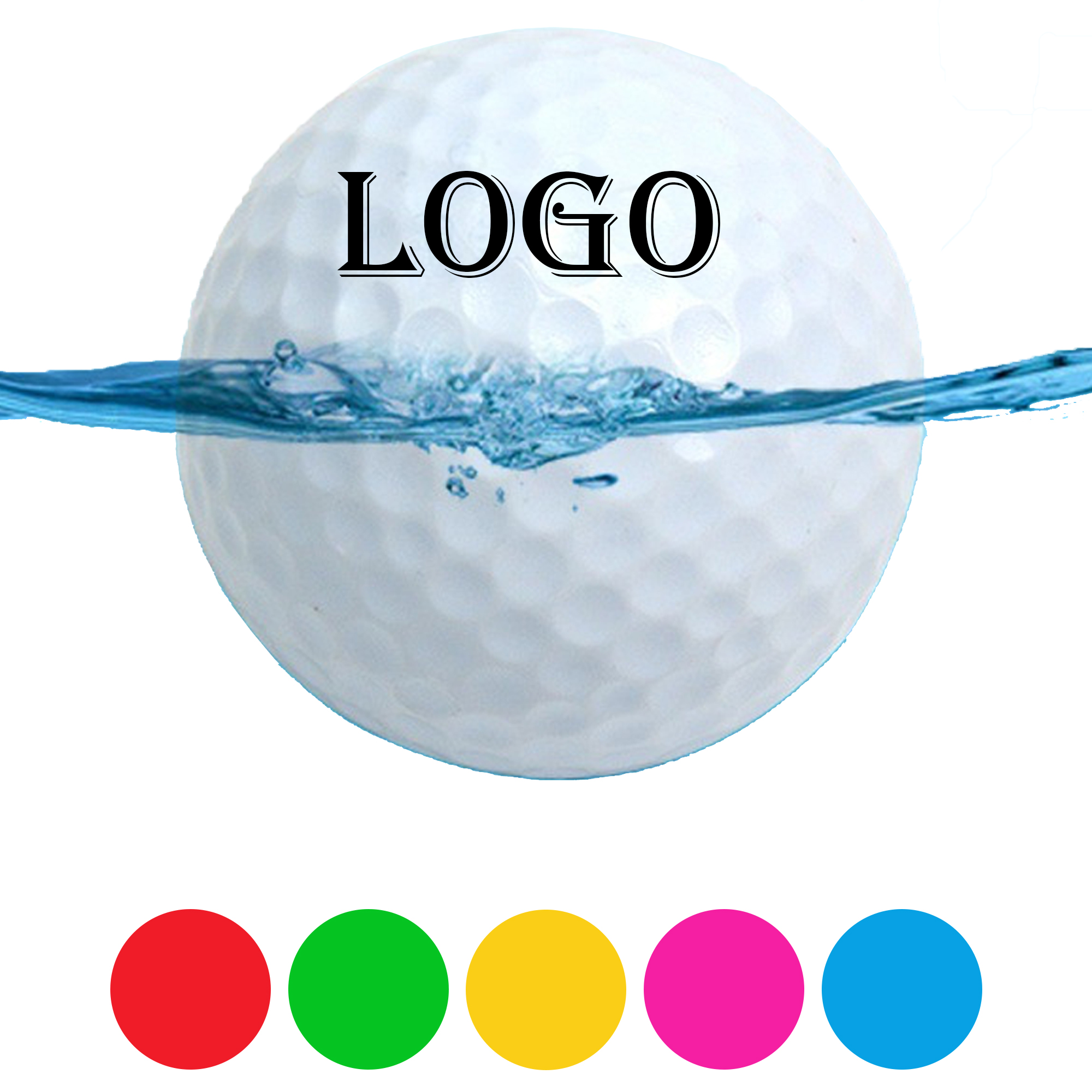 Bright Colored Floating Golf Balls 2