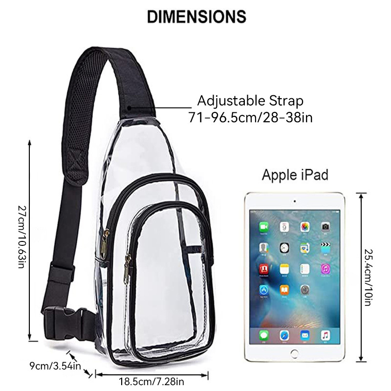 Pvc Clear Sling Bag 4