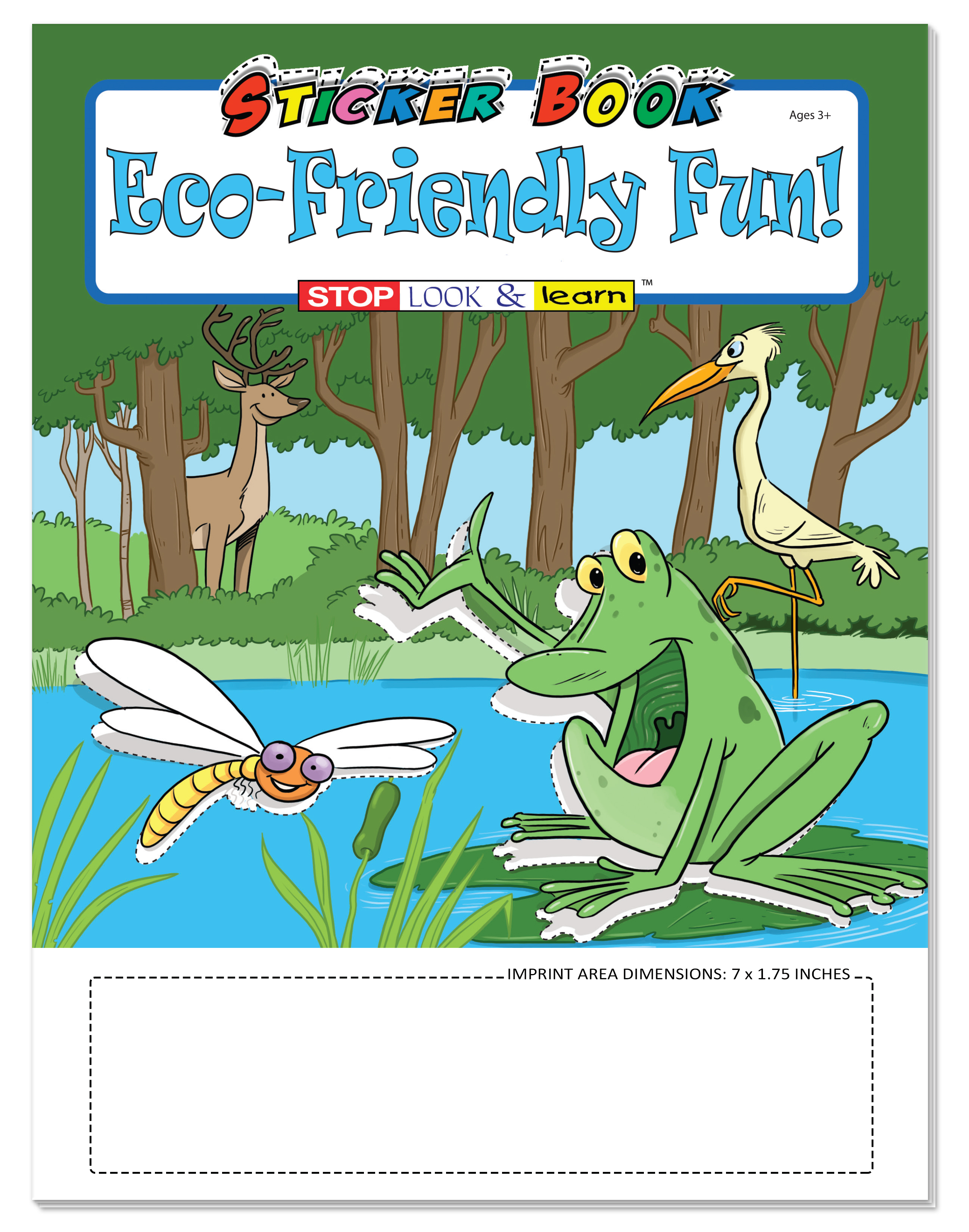 STICKER BOOK SET - Eco-Friendly Fun! Sticker Book Fun Pack 1
